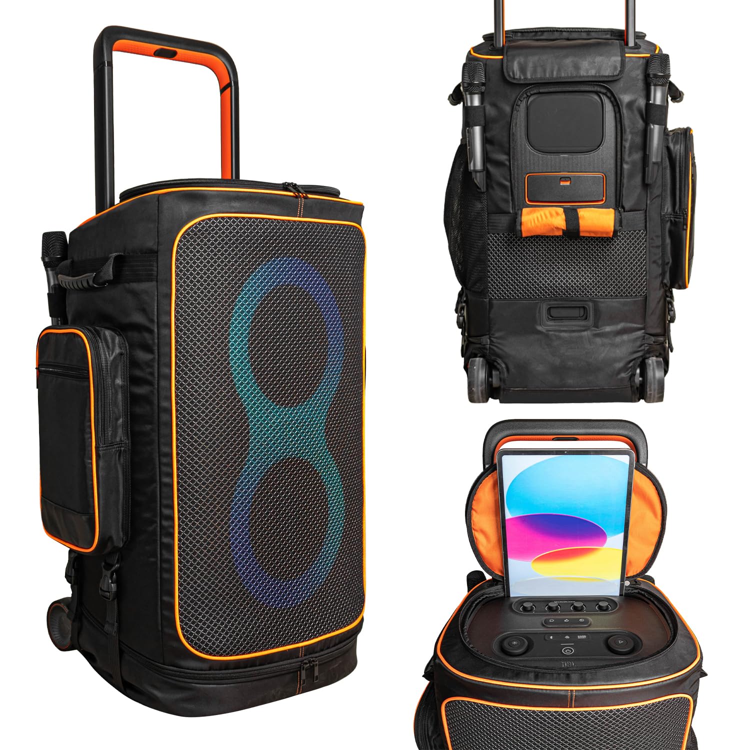 Speaker Bag Carry Case Compatible With Jbl Partybox 520, Portable Speaker Carry Bag