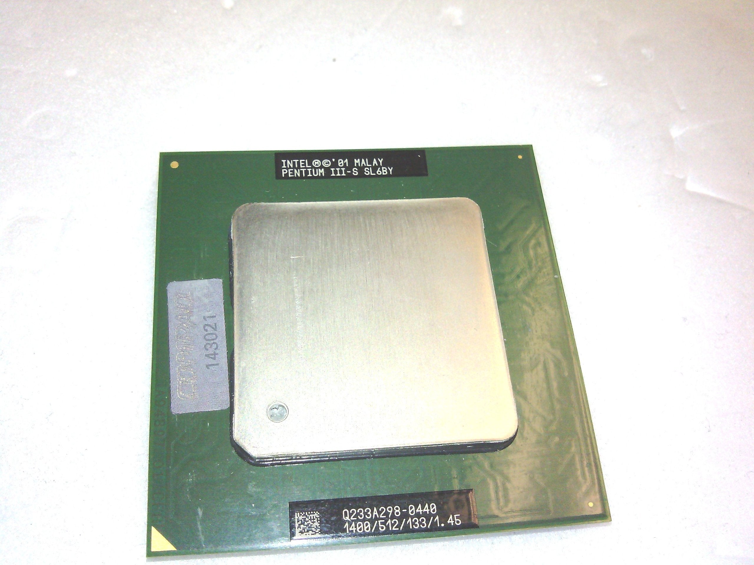 Intel   Intel Piii 1.4Ghz/512/133 Cpu   Sl6By