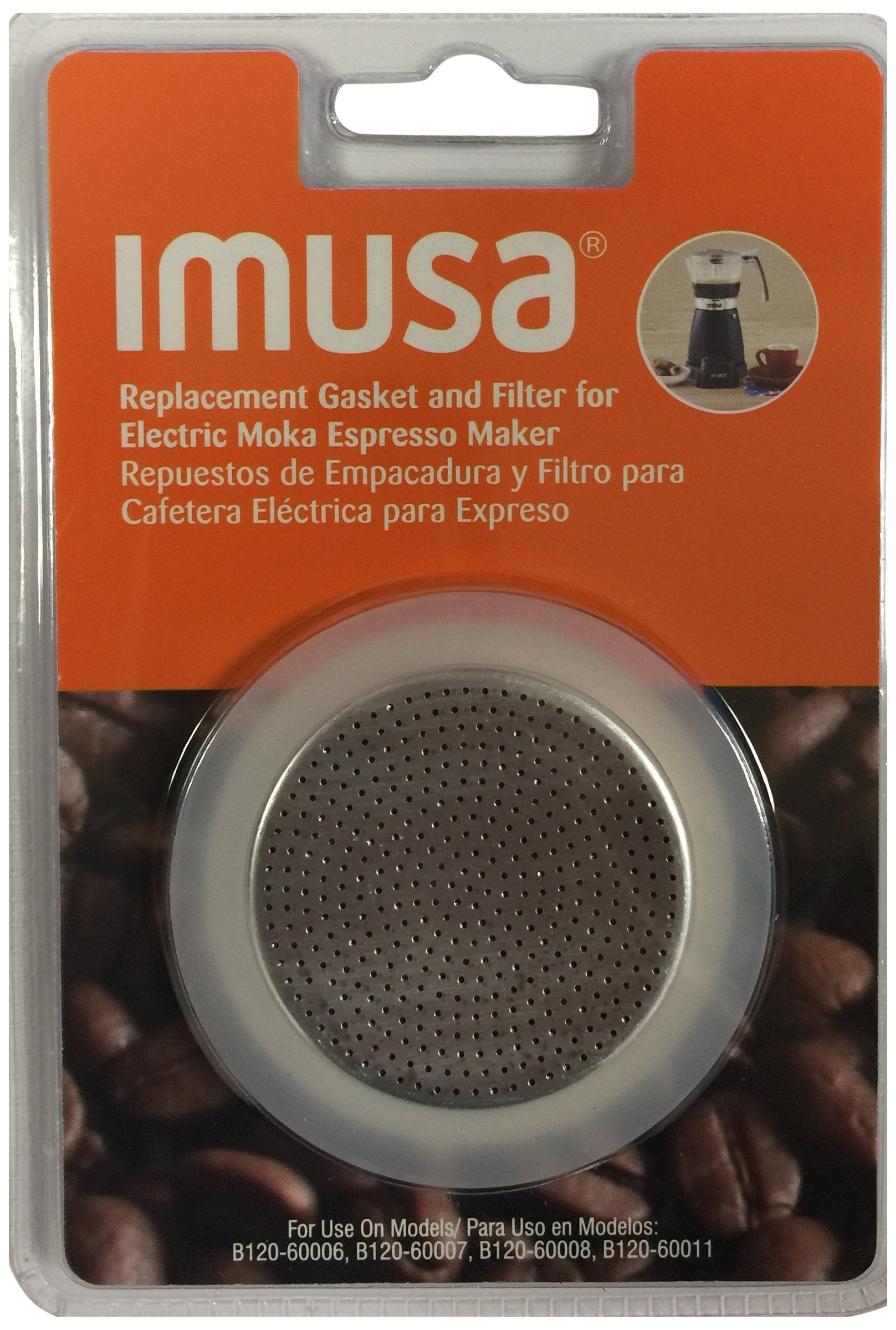 Imusa Usa Replacement Gasket & Filter For Imusa Electric Moka/Espresso Maker