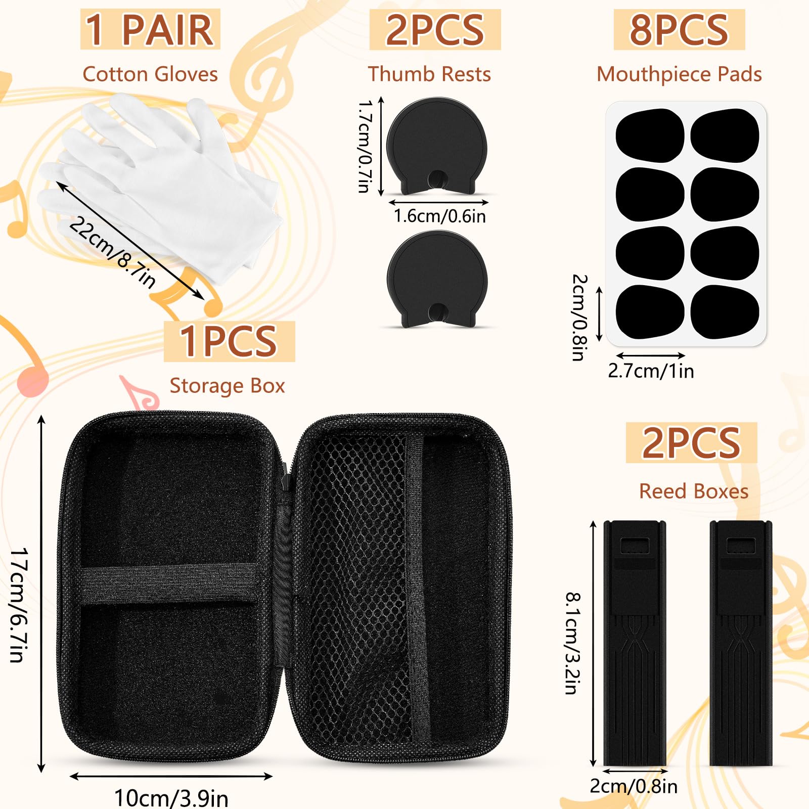 23 Pcs Clarinet Cleaning Kit Clarinet Accessories All In One Clarinet Cleaner Kit With Maintenance Kit Clarinet Swab Clarinet Re
