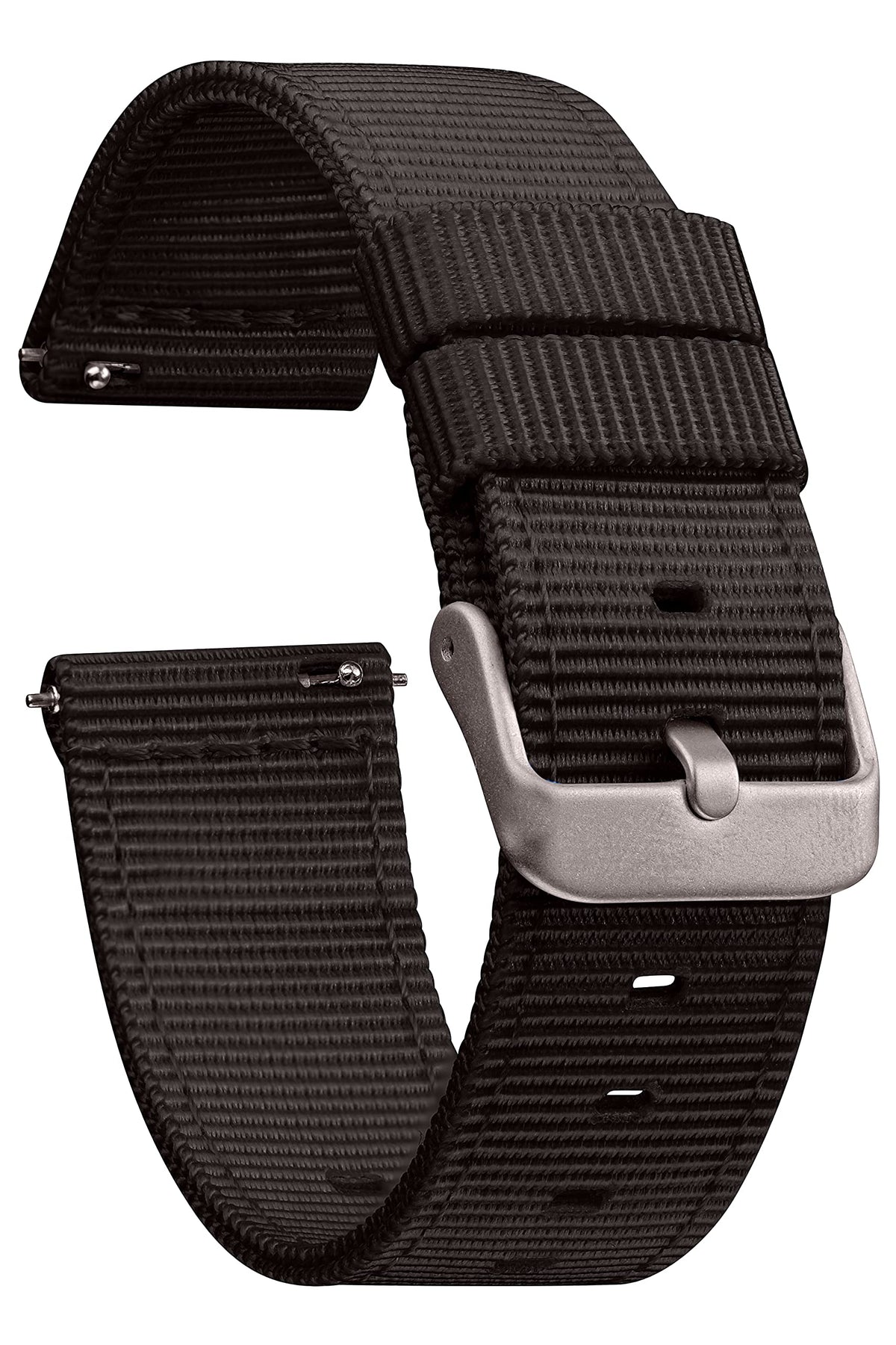 Gadgetwraps 16Mm Nylon Watch Band With Quick Release Pins   Compatible With Fossil, Skagen, Misfit   16Mm Nylon Watch Band (Blac