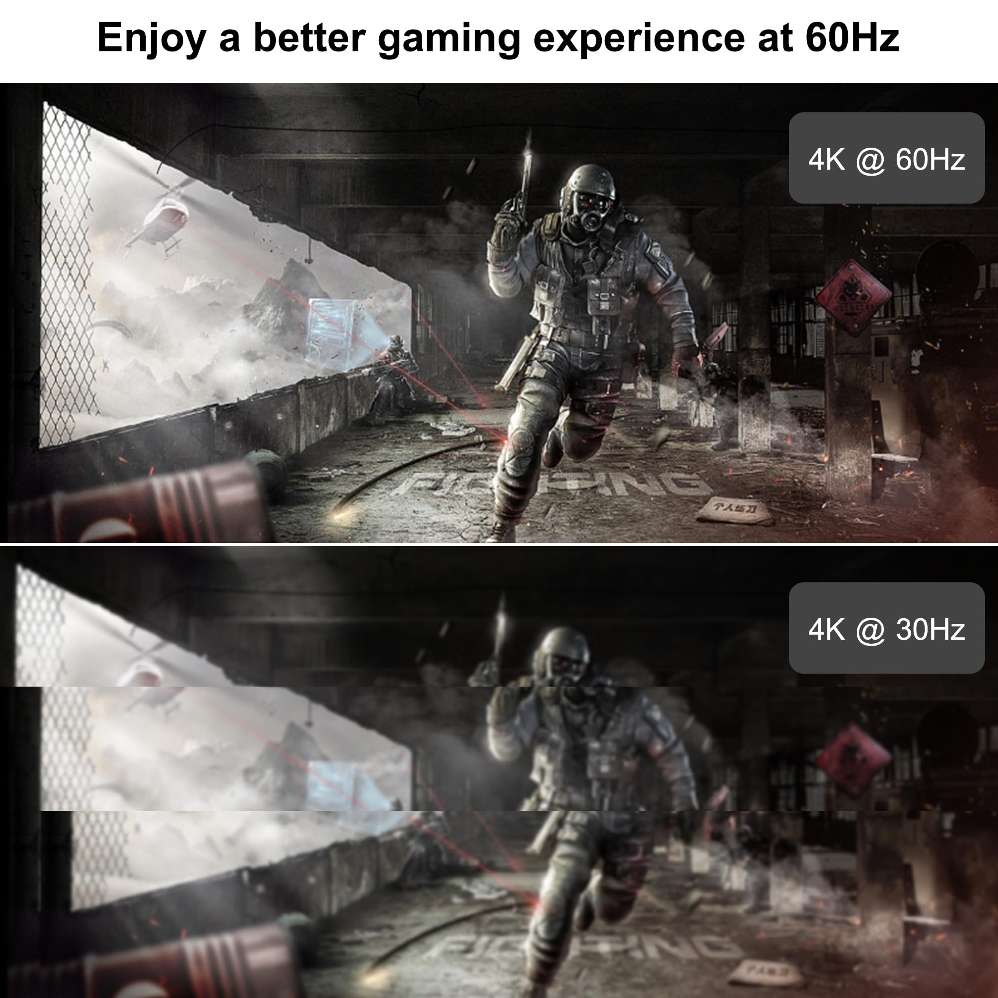 4K Mini Displayport To Displayport Cable 25Ft, [4K@60Hz, Gold Plated Plugs, Nylon Braided], Mini Dp (Thunderbolt Compatible) To