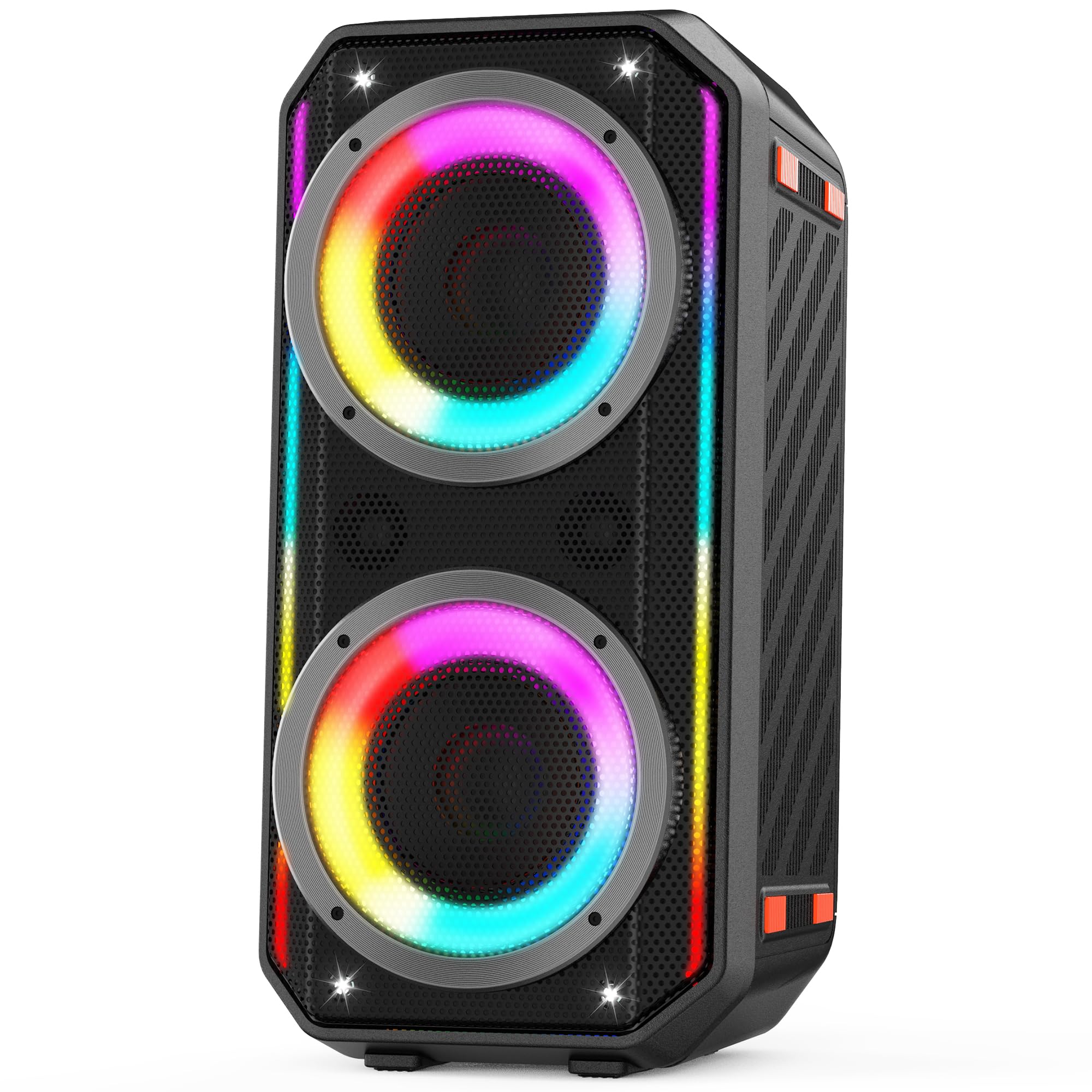 TAMPROAD Bluetooth Speaker, 300W Peak Power Wireless Boombox Speakers with Deep Bass, Portable Loud Stereo Sound Large Subwoofer