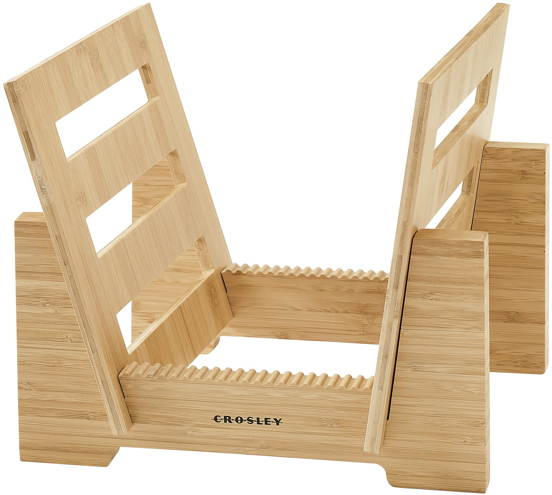 Crosley AC1052A-BA Record Storage Display Stand, Bamboo