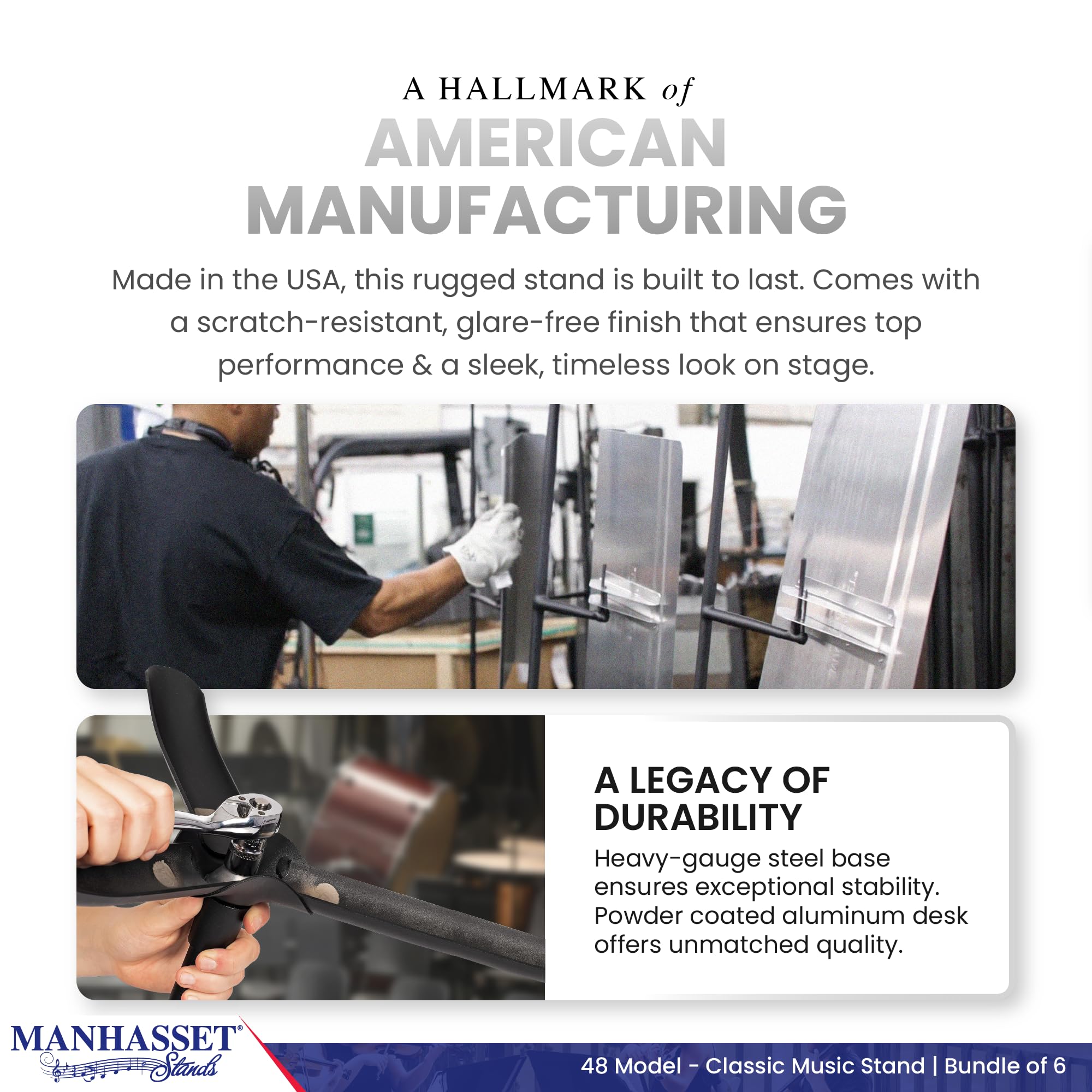 Manhasset M48 Symphony Stand 6 Pack - M48 Carton, 6-Pack