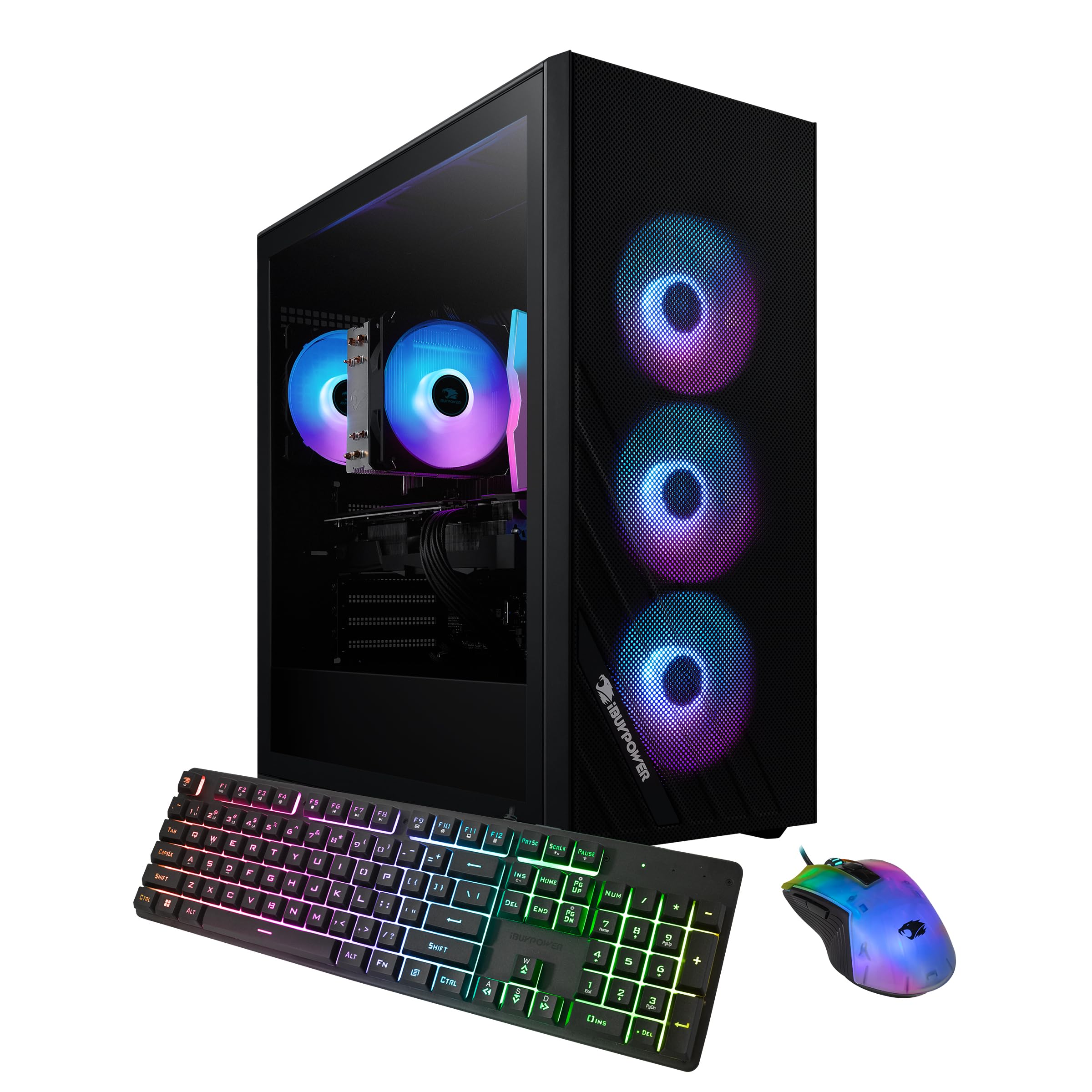 iBUYPOWER Scale Gaming PC Desktop AMD Ryzen 5 8400F CPU, NVIDIA GeForce RTX 5050 8GB GPU, 16GB DDR5 RGB 5200MHz RAM, 1TB NVMe SS