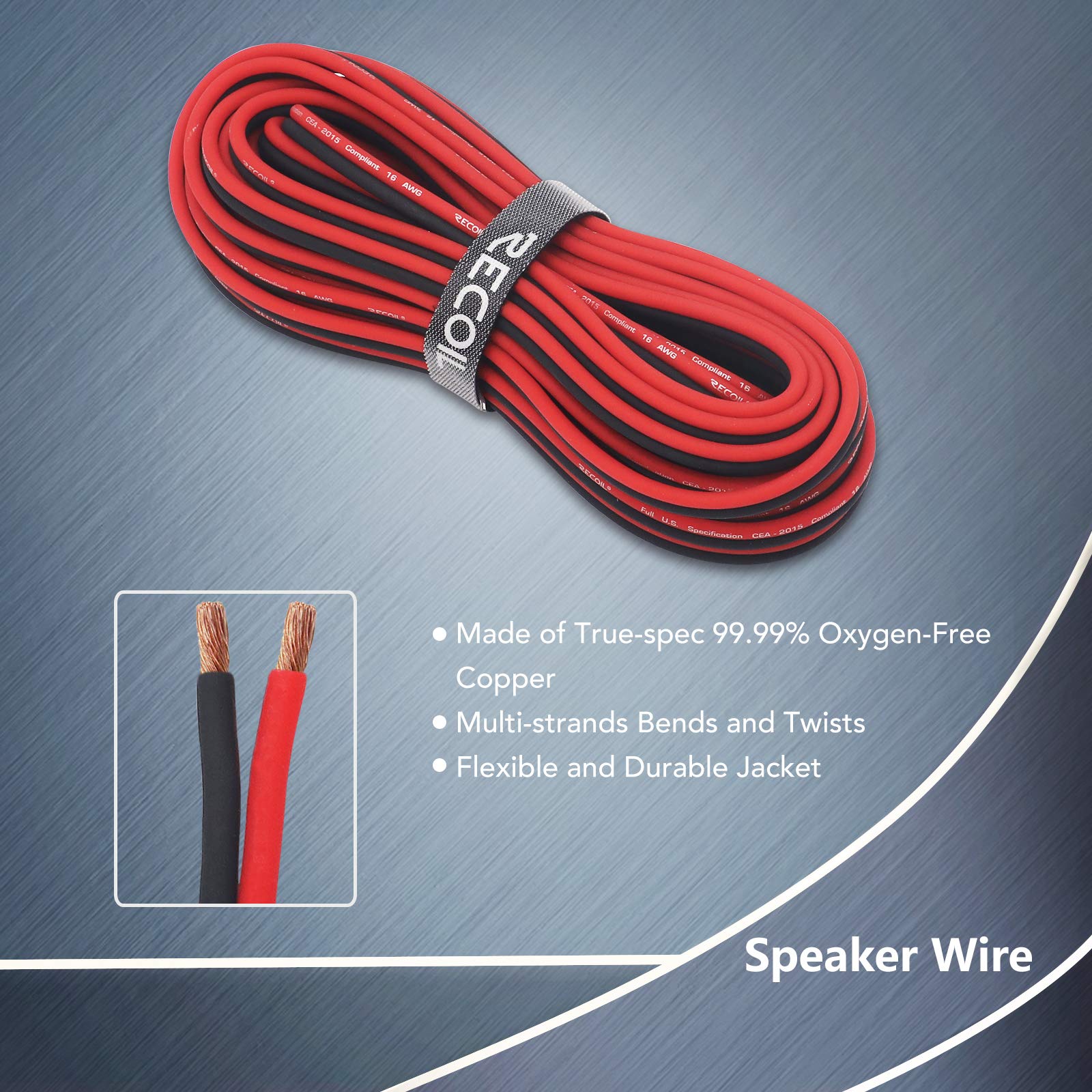 Recoil Pck4 True 4 Gauge 99.99% Oxygen Free Copper Complete Amplifier Wiring Kits