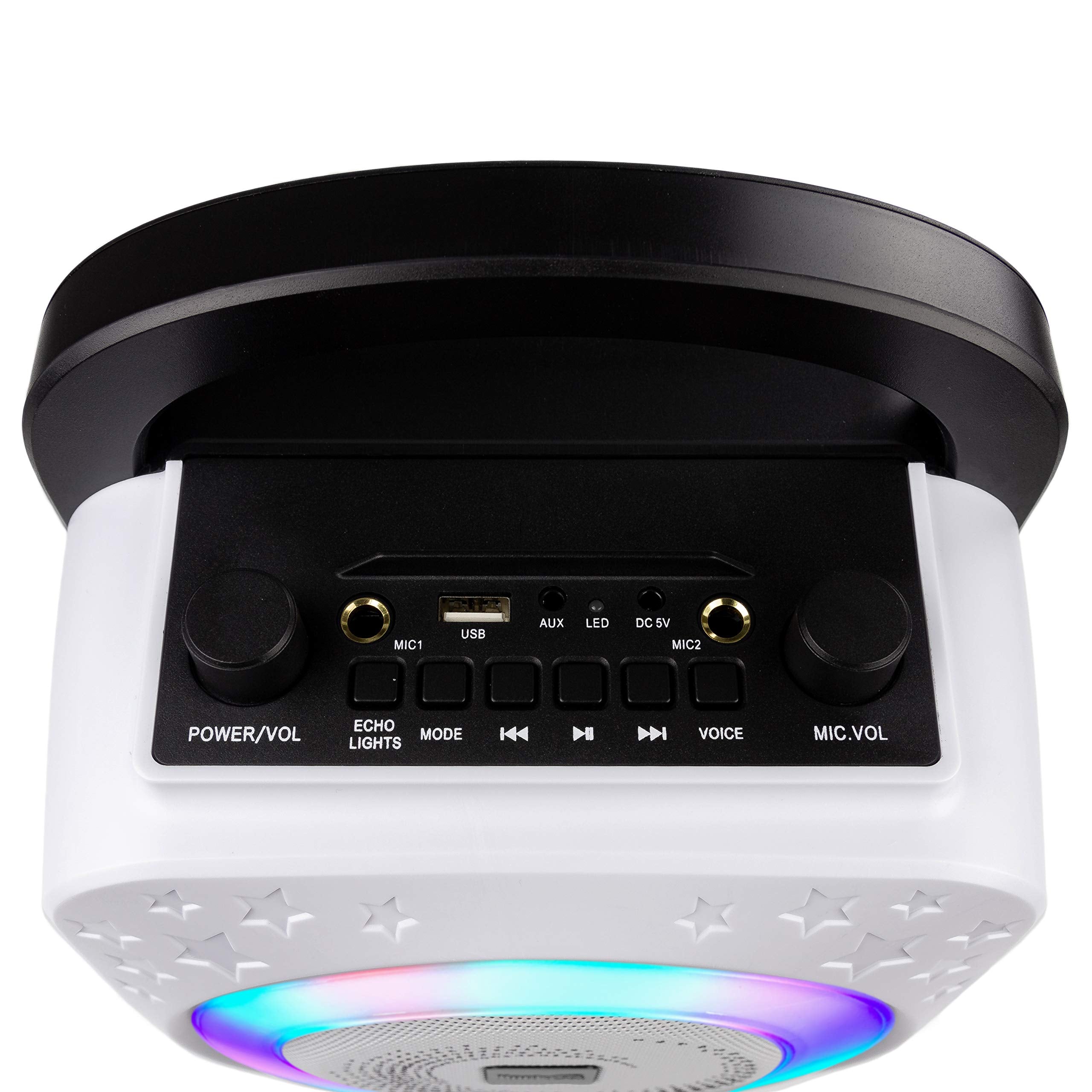 Rockjam Karaoke System Portable, Black (Rjps150Rl Bk)