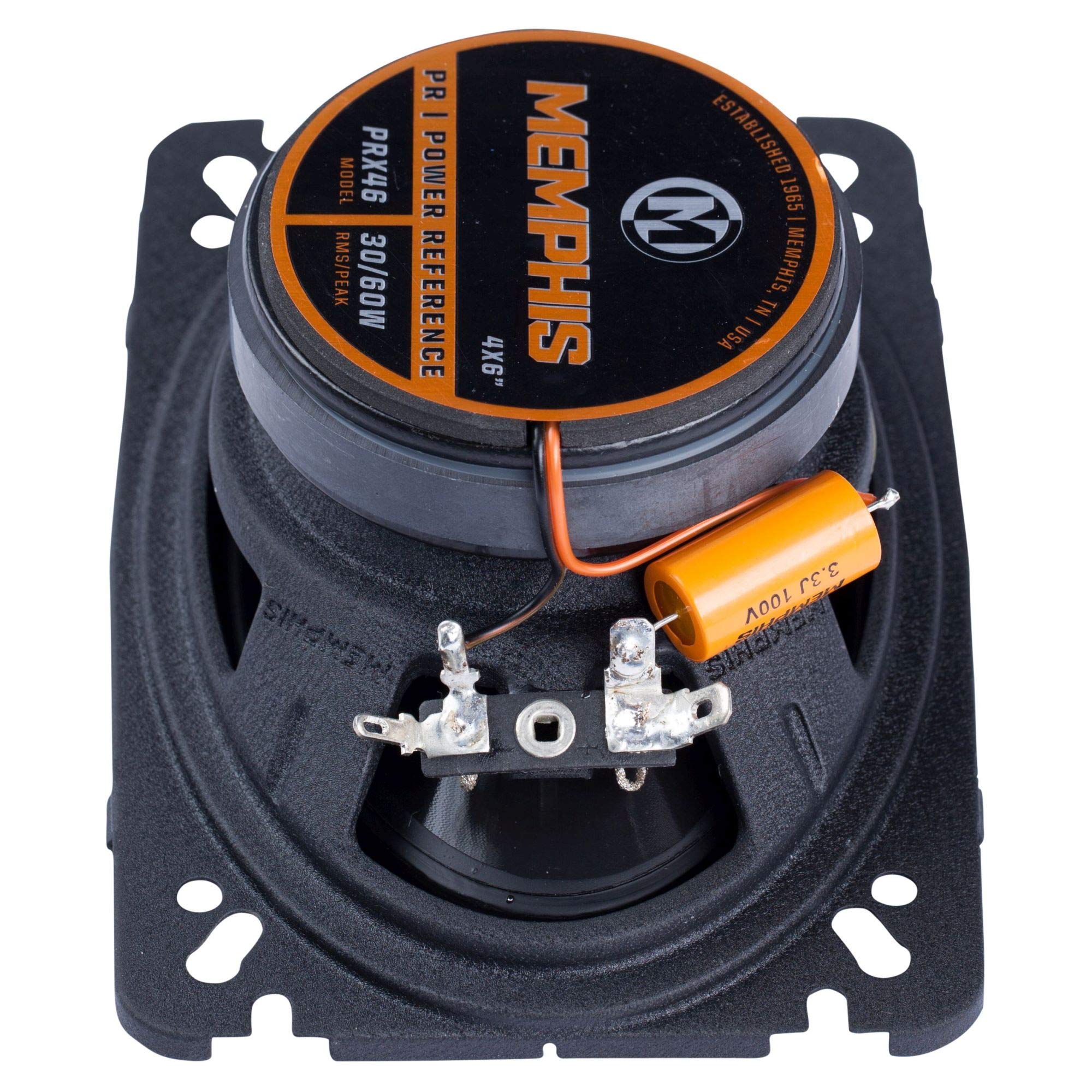 Memphis Audio Prx46 Power Reference Series 4X 6 2 Way Coaxial Speakers With Swivel Tweeters   Pair