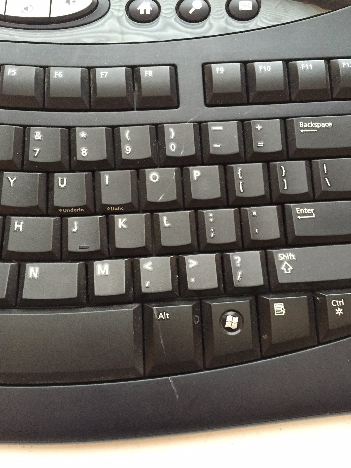 Microsoft Comfort Curve Keyboard 2000