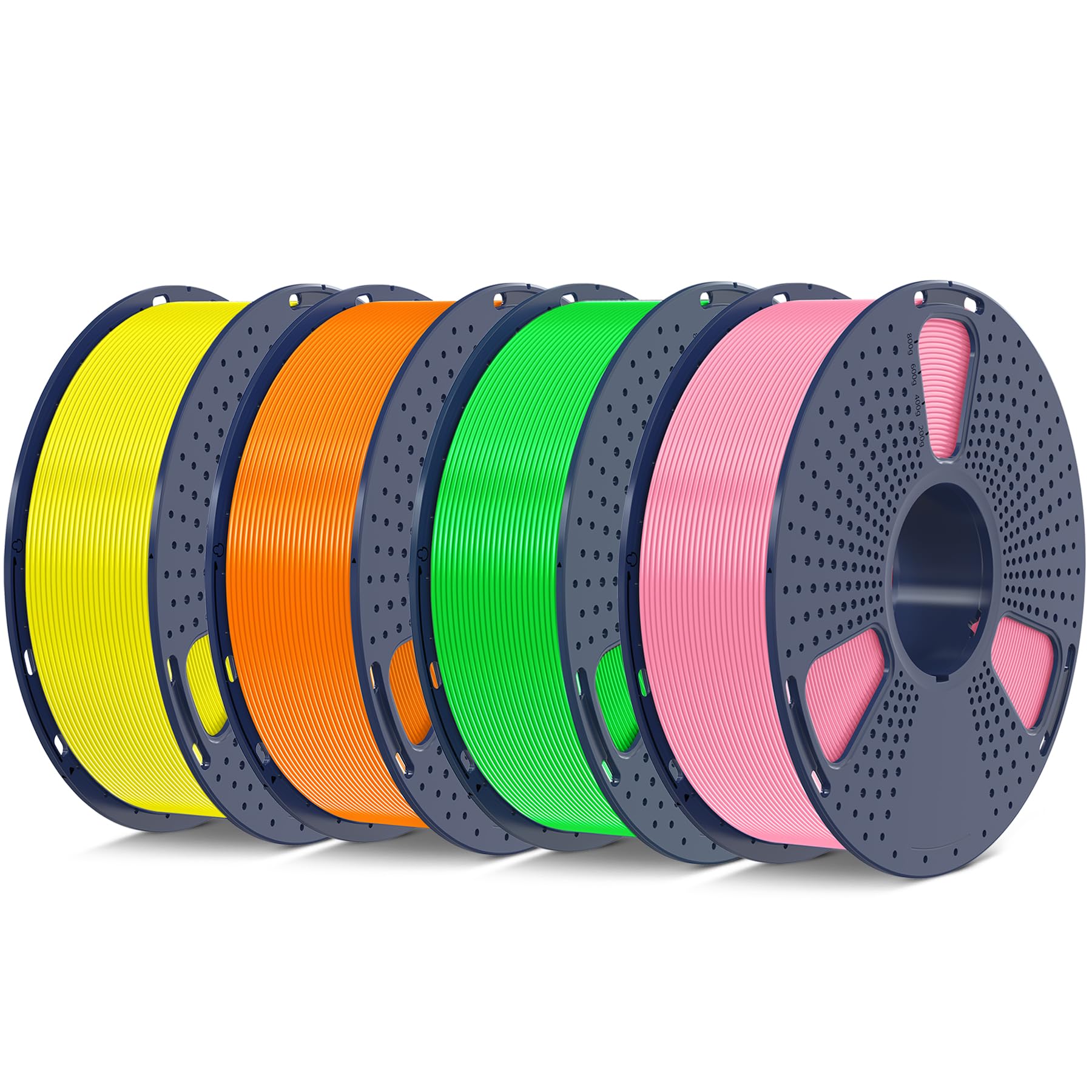 Sunlu 4Kg High Speed Pla Filament 1.75Mm, 30Mm/S   600Mm/S Print Range, 3D Printer Filament 4Kg, 1Kg Per Spool, Pack Of 4, 4 Col