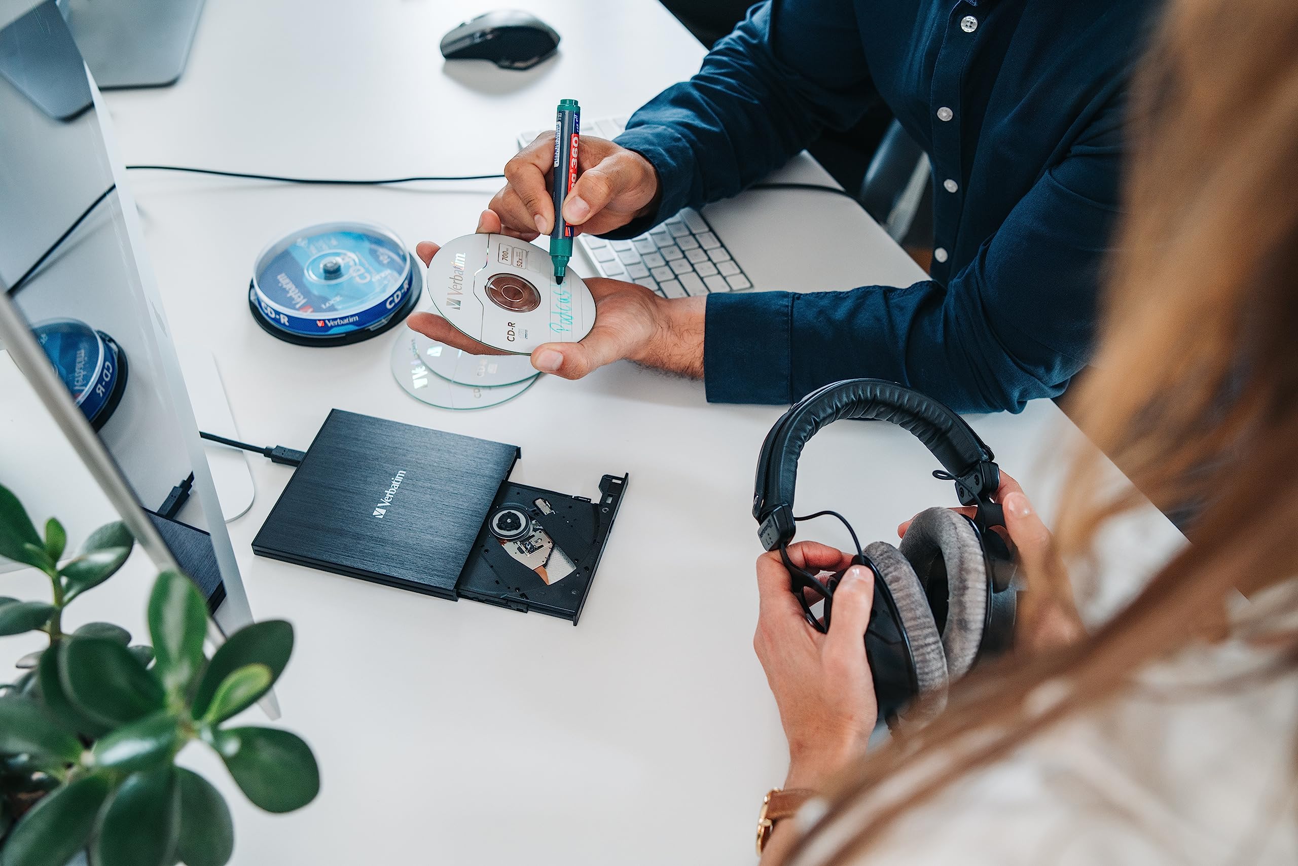 Verbatim 43889 Lecteur De Disques Optiques Blu-Ray Rw Noir