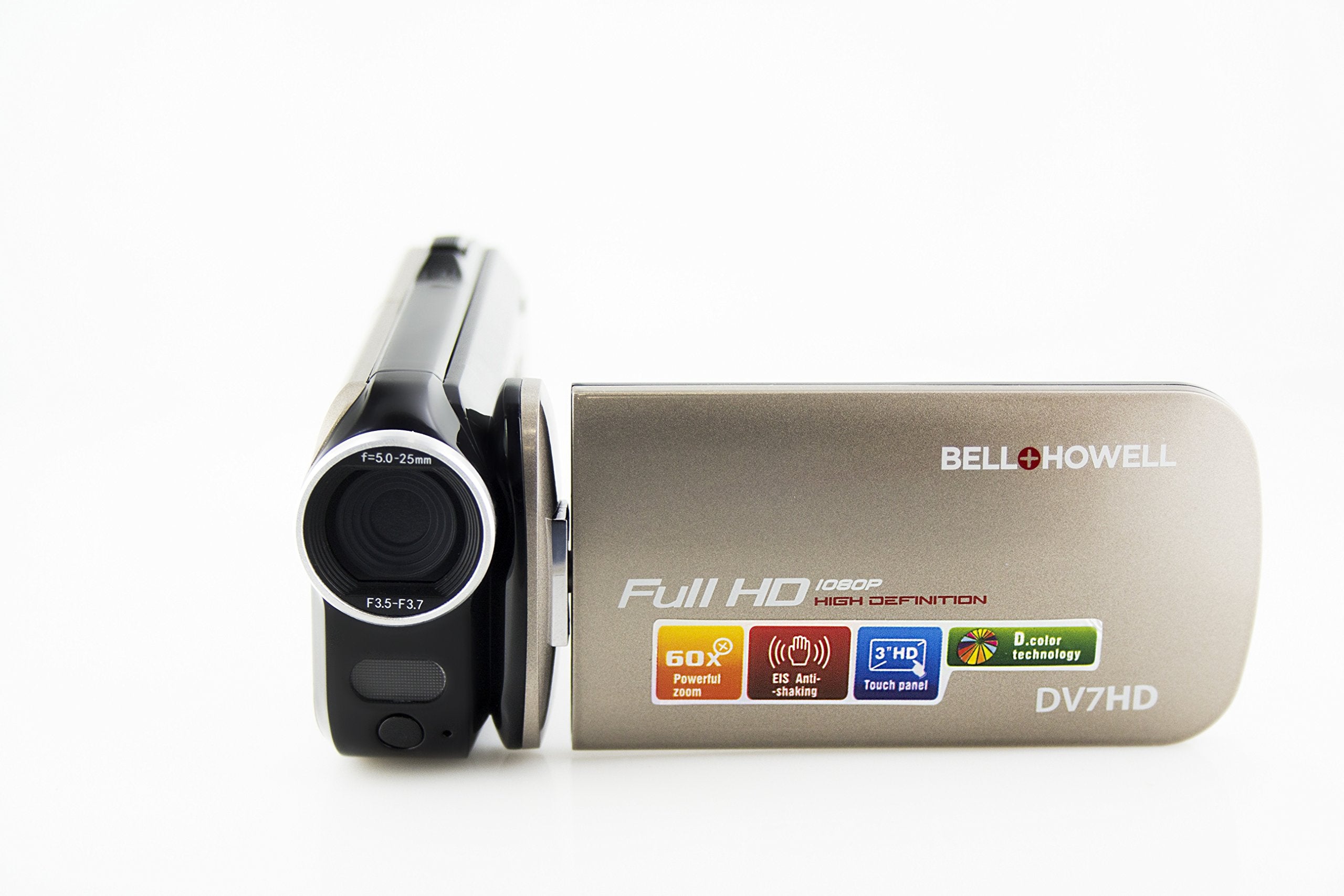 Bell+Howell Dv7Hd C Slice2 Hd Video Recording Slice2 Dv7Hd Full 1080P Hd Camcorder With Touchscreen And 60X Zoom