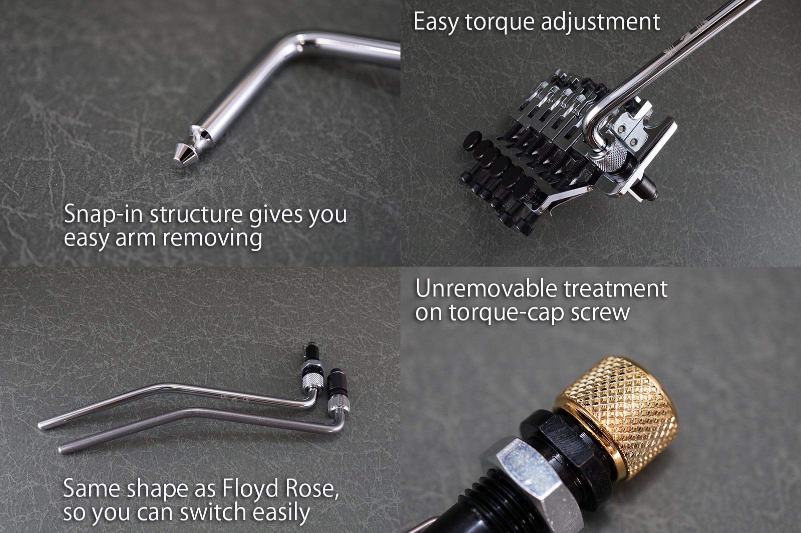 Red Bishop Magik-Arm For Floyd Rose (Bk)