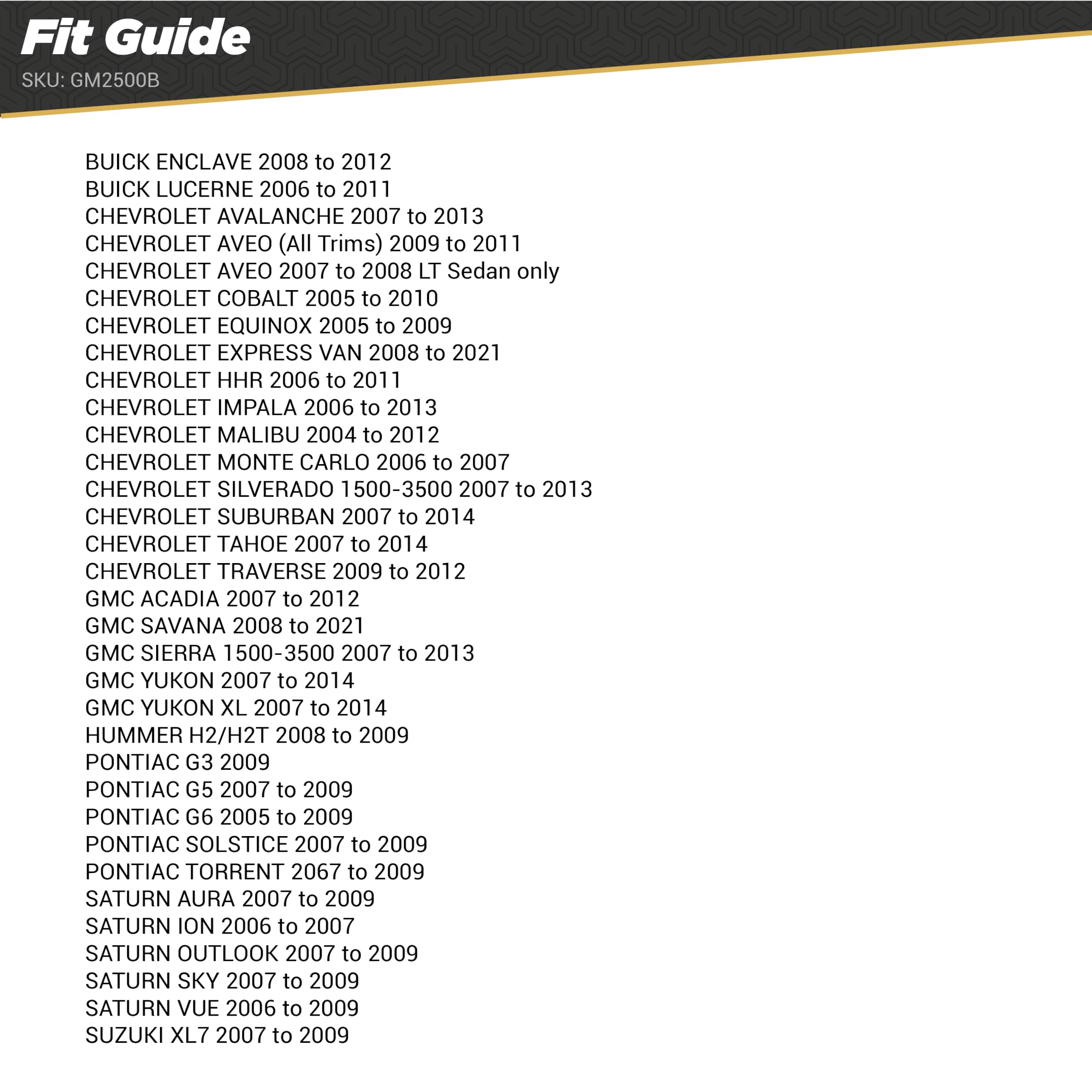 Scosche GM2500B Double DIN or Single DIN with Pocket Radio Installation Dash Kit Compatible with Select 2004 2021 GM Vehicles   Car Stereo Install Kit   See Fit Guide in Images to Verify Your Vehicle