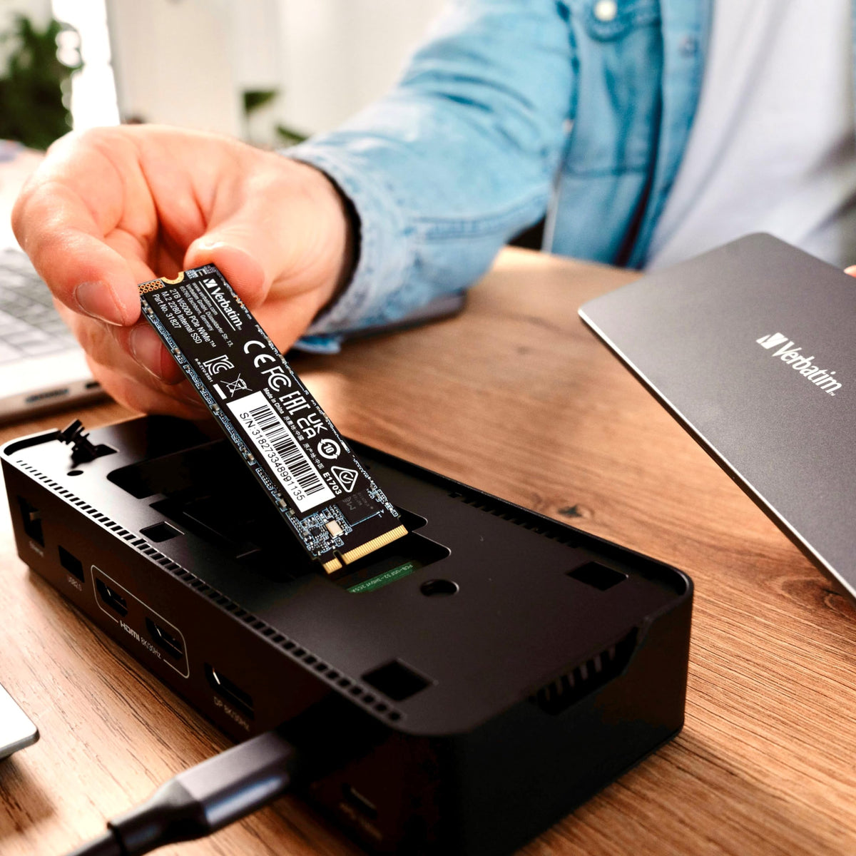 Verbatim 1Tb Ssd Vi5000 Internal Solid State Hard Drive Pcie Nvme M.2 ...