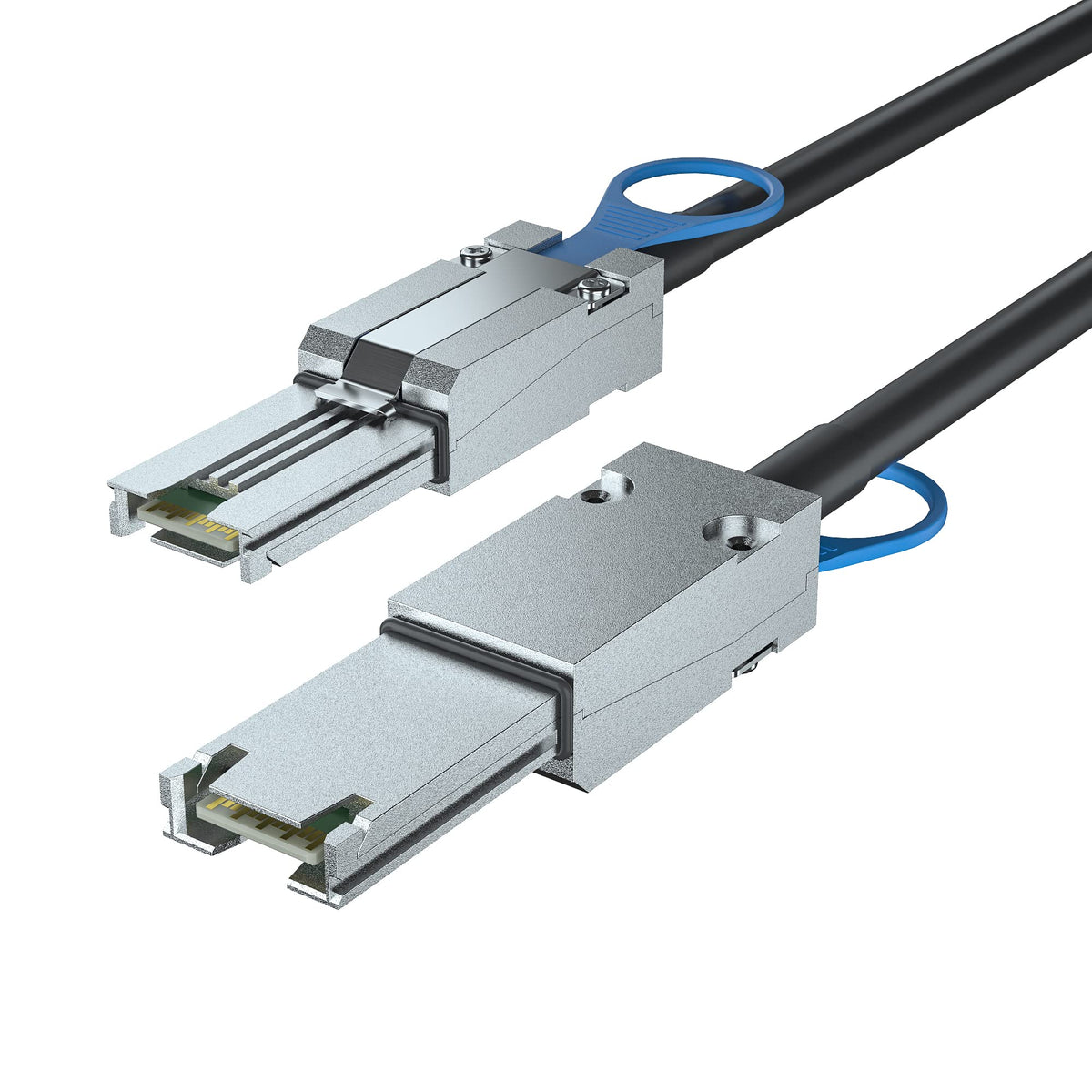 Sff 8088 To Sff 8088 External Mini Sas Hd Cable, 3G/6Gbps Sas2.0 26Pin Hybrid Cable Attached Scsi For Raid Systems, Das, Externa