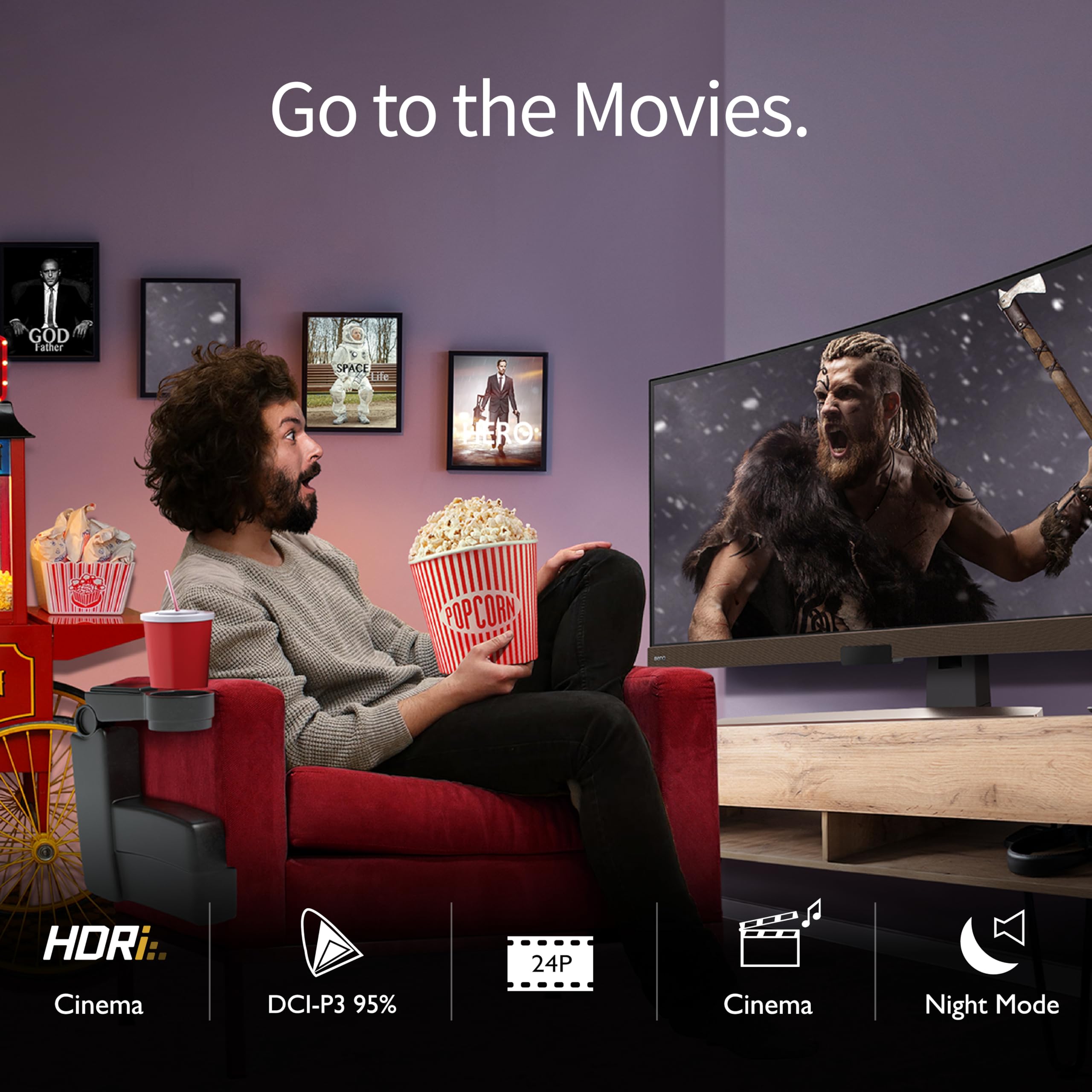 Benq Ew3880R Premium Curved Ultrawide Monitor 38'' Wqhd W/ Remote | Ips | 2300R Curve | Hdri | Eye Care Tech | Height, Swivel &