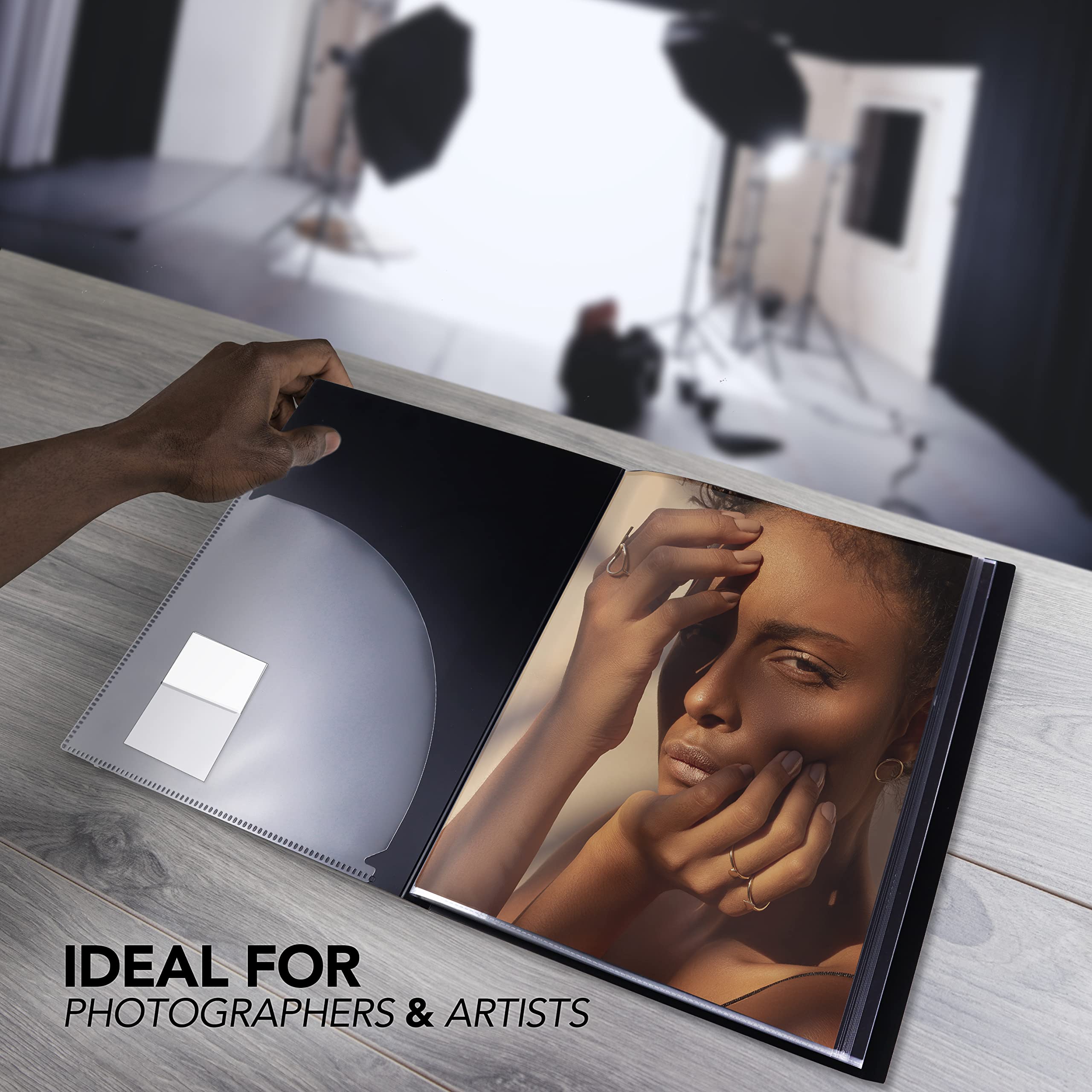 Itoya Original Art Profolio A3 Art Portfolio Binder With Plastic Sleeves And 48 Pages   Presentation Book Portfolio Folder For Artwork With Clear Sheet Protectors   Portfolio Book For Art Display