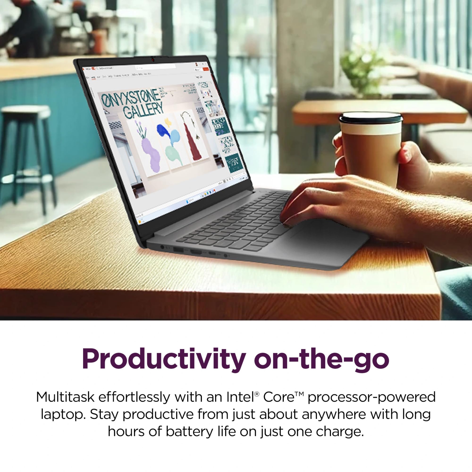 Lenovo Ideapad 1I Laptop With Microsoft 365 Home And Business  20Gb Ram  1Tb Cloud Storage And 256Gb Ssd  Intel Core  14 Anti-Gl