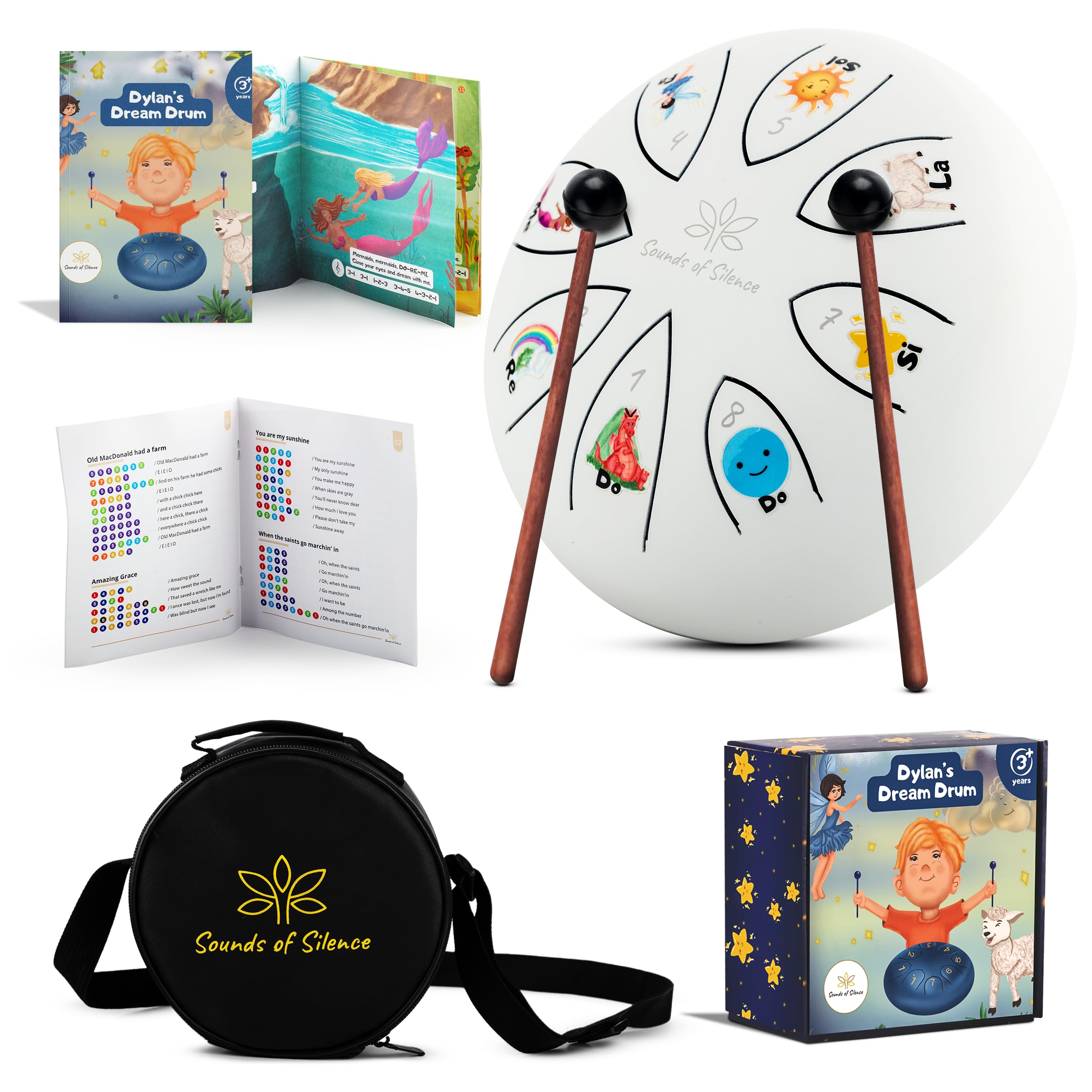 Steel Tongue Drum   Bedtime Sing A Long Story And Drum   Dylan'S Dream Drum Musical Gift For Children   Tongue Drum For Kids   K