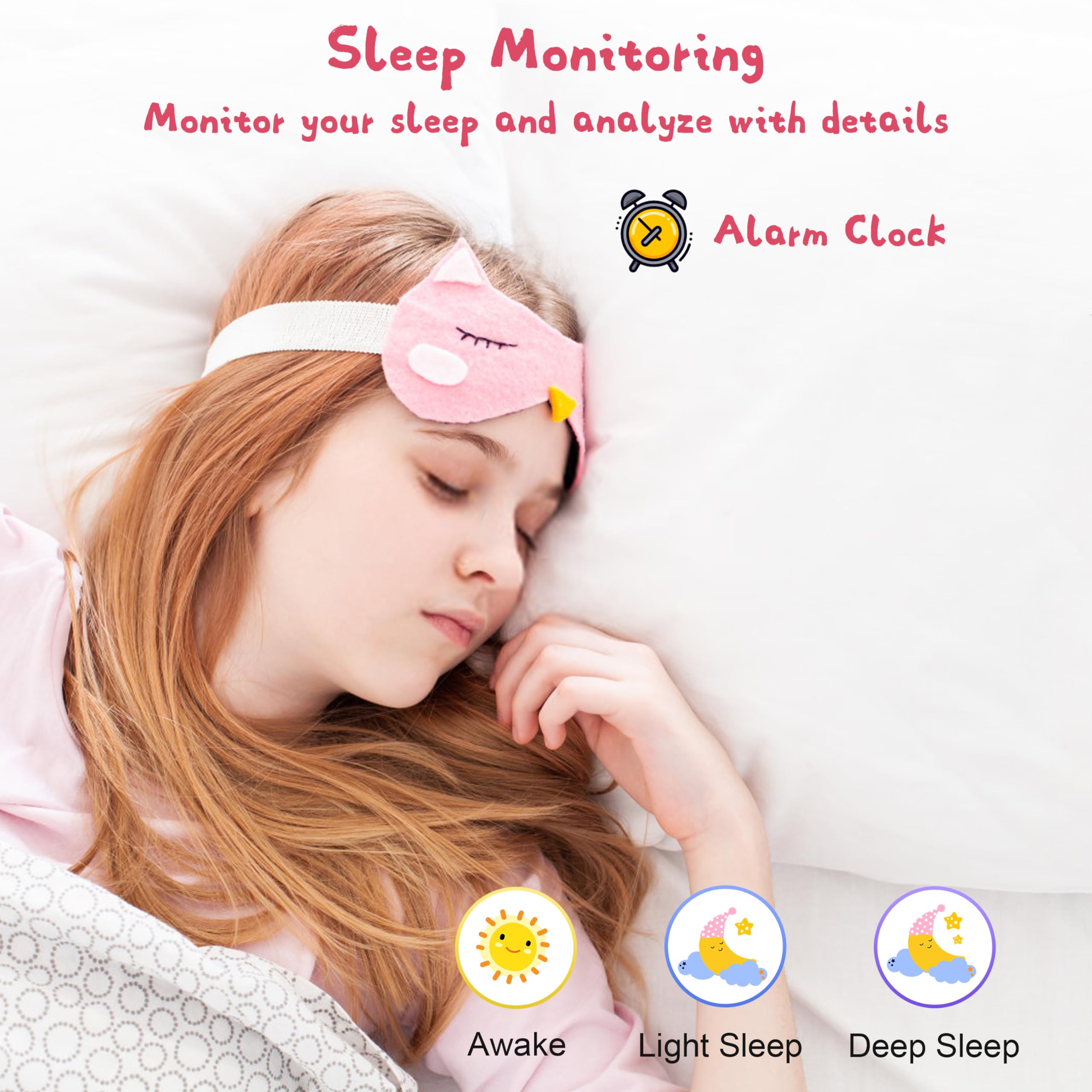 Kalinco Kids Smart Watch For Boys Girls Teens, Ip68 Waterproof Swimming Smartwatch, 1.8'' Fitness Activity Tracker Watch With 10