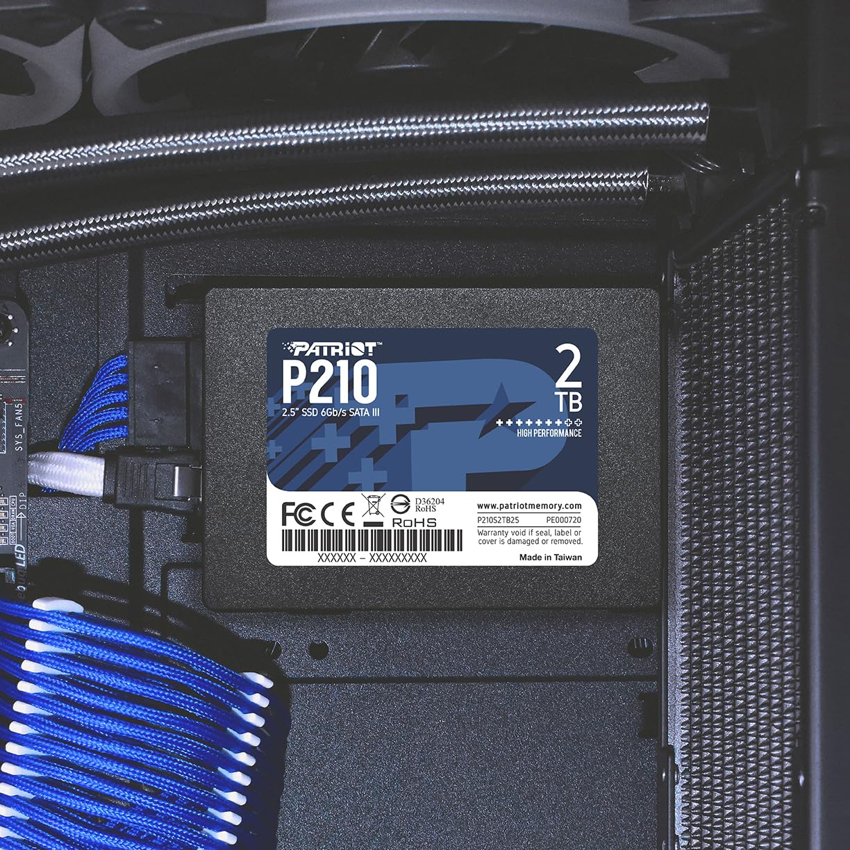 Patriot Memory P210 Sata 3 2Tb Ssd 2.5 Inch Internal Solid State Drive   P210S2Tb25