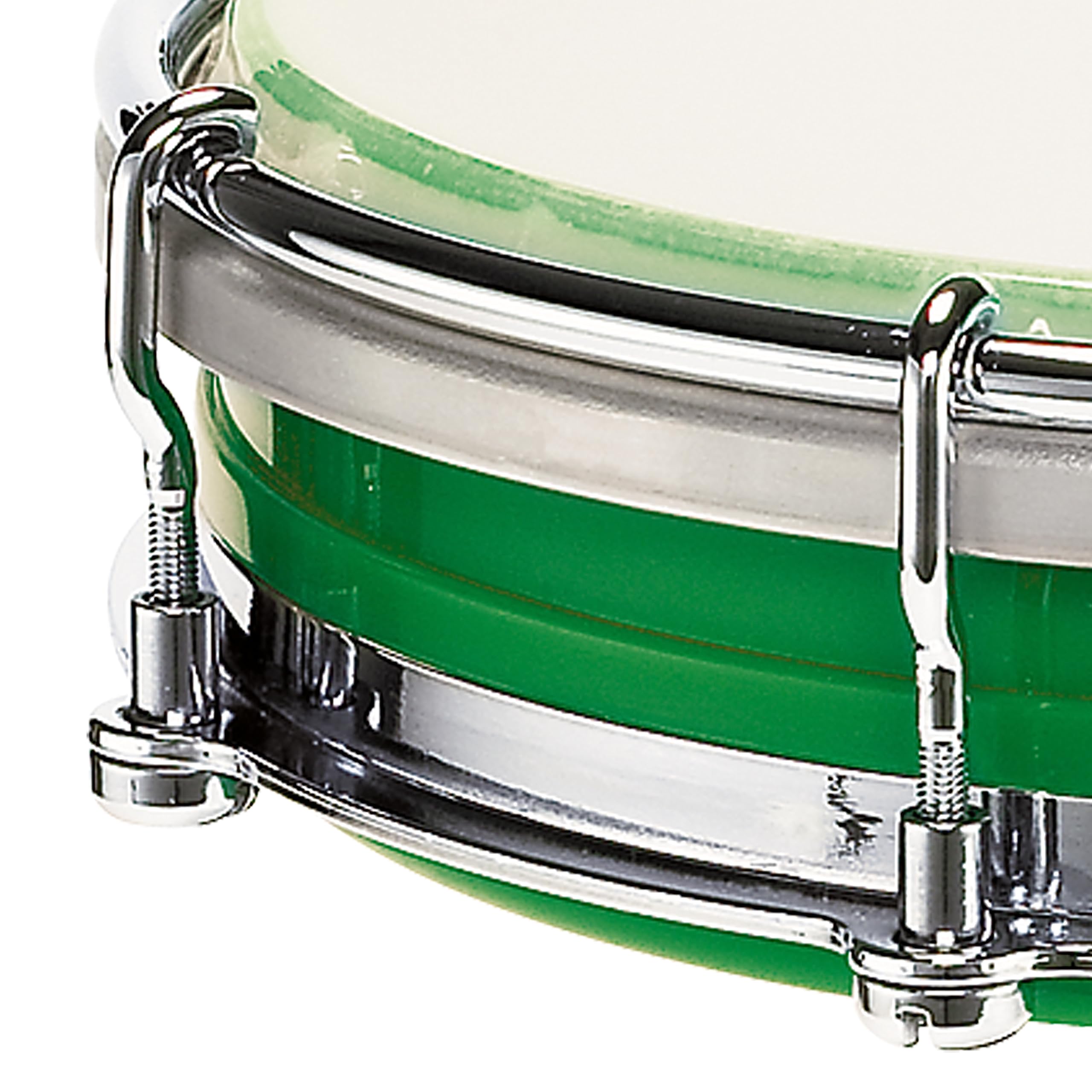 Meinl Percussion Tamborim With Floatune Tuning System Not Made In China Green Abs Plastic Body And Synthetic Head, 2 Year Warranty, (Tbr06Abs Gr)