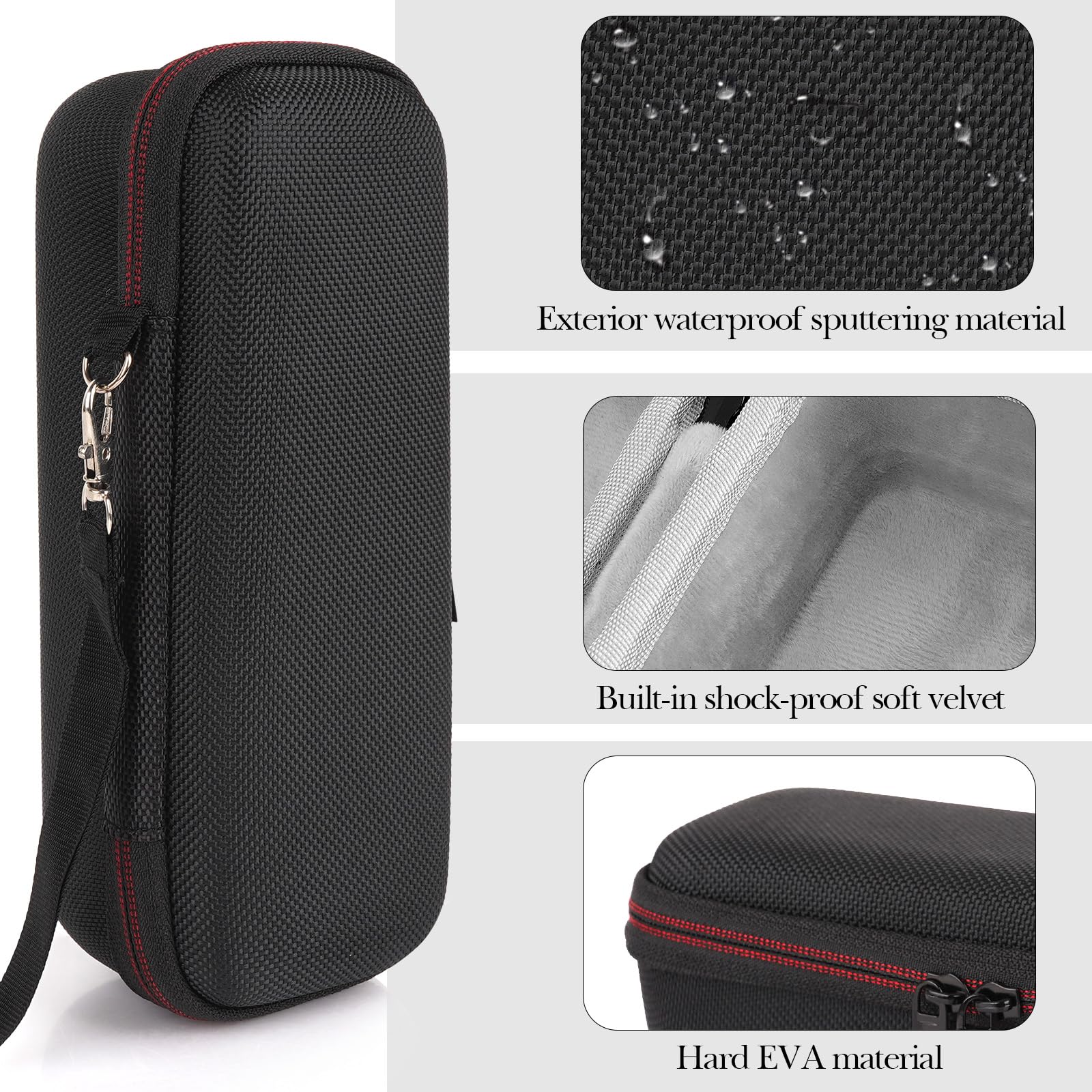 Linkidea Electric Shaver Travel Case Compatible With Panasonic Es Wl60 G, Es Wl80 V, Es2207P, Es22916Pc Trimmer, Hard Shell Biki