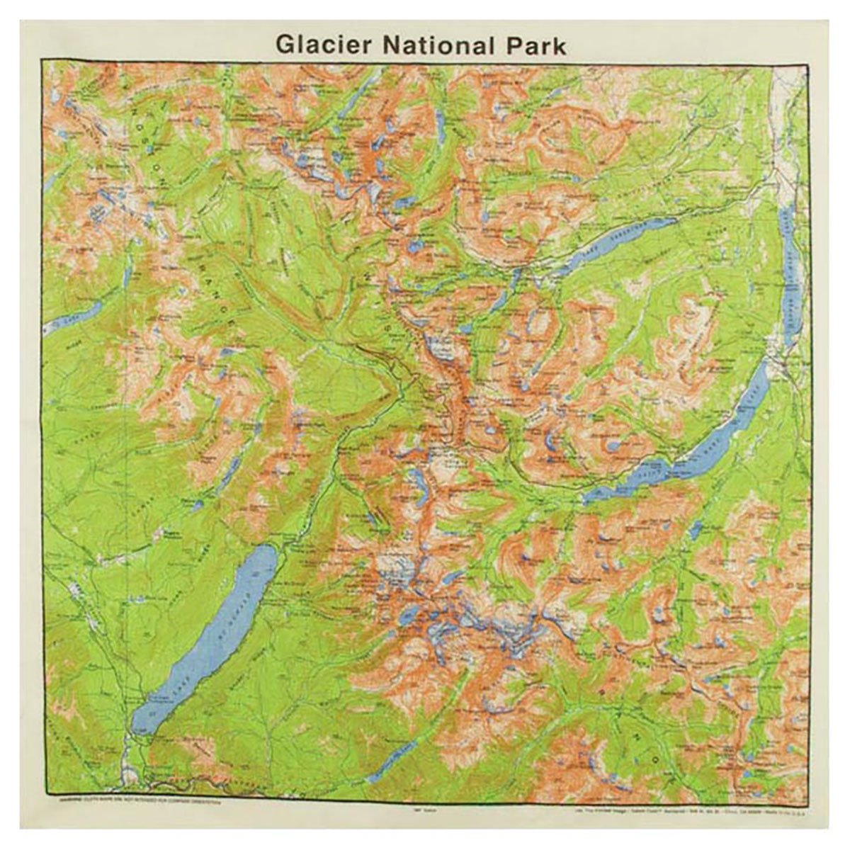 The Printed Image Glacier National Park Bandanas