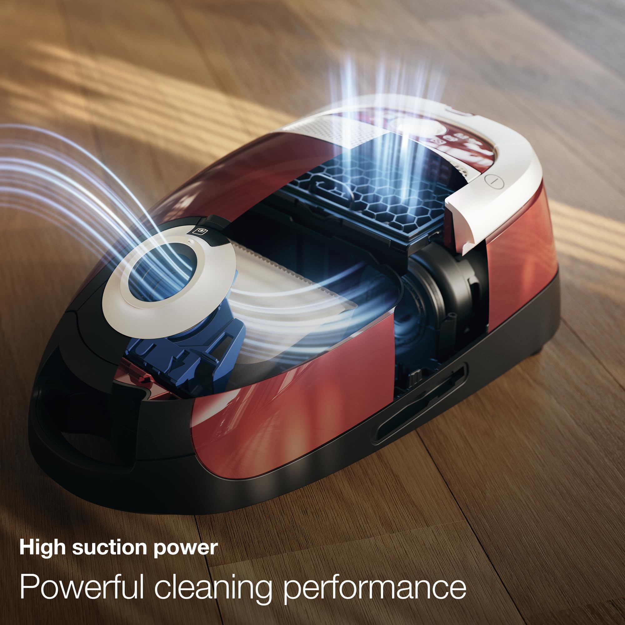 Miele Complete C2 Hardfloor Bagged Canister Vacuum Cleaner With High Suction Power, Designed For Special Care Of Hard Floors And