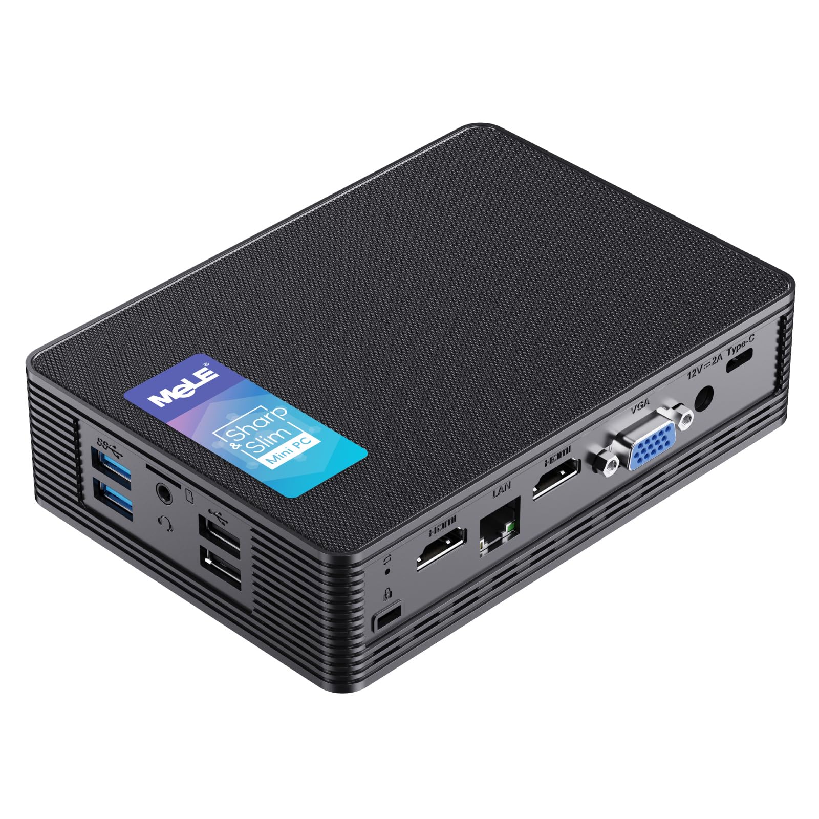Mele Fanless Mini Pc Quieterhd3 Celeron N5105 16Gb 512Gb Windows 11 Pro Micro Computer Small Desktop Servers With Gigabit Ethern