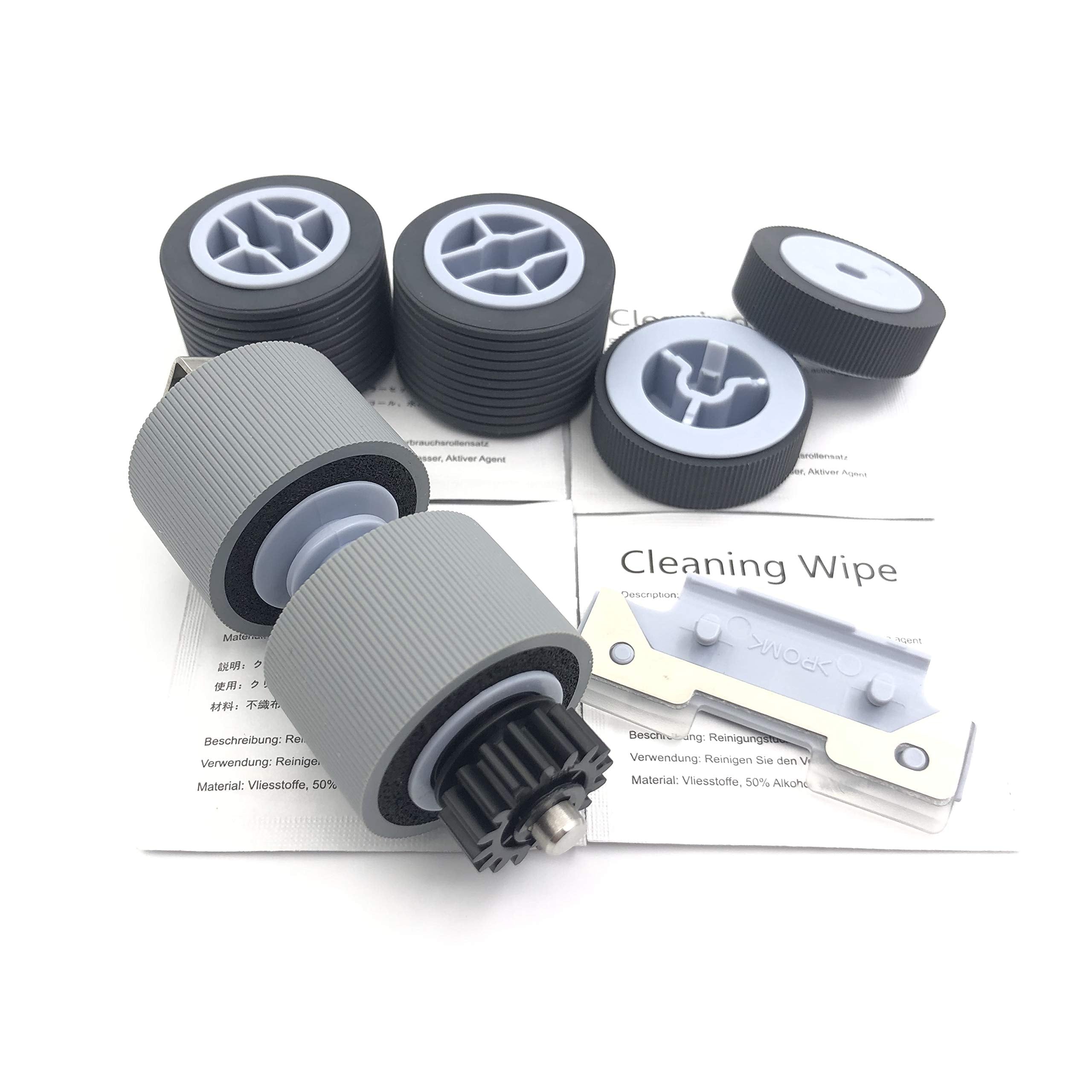 Oklili Pa03450 K011 Pa03450 K012 Pa03450 K013 Pa03450 K014 Pick Roller Set Separator Roller Set Brake Roller Separation Pad Compatible With Fujitsu Fi 5900C Fi 5950 Fi 5900 Scanner