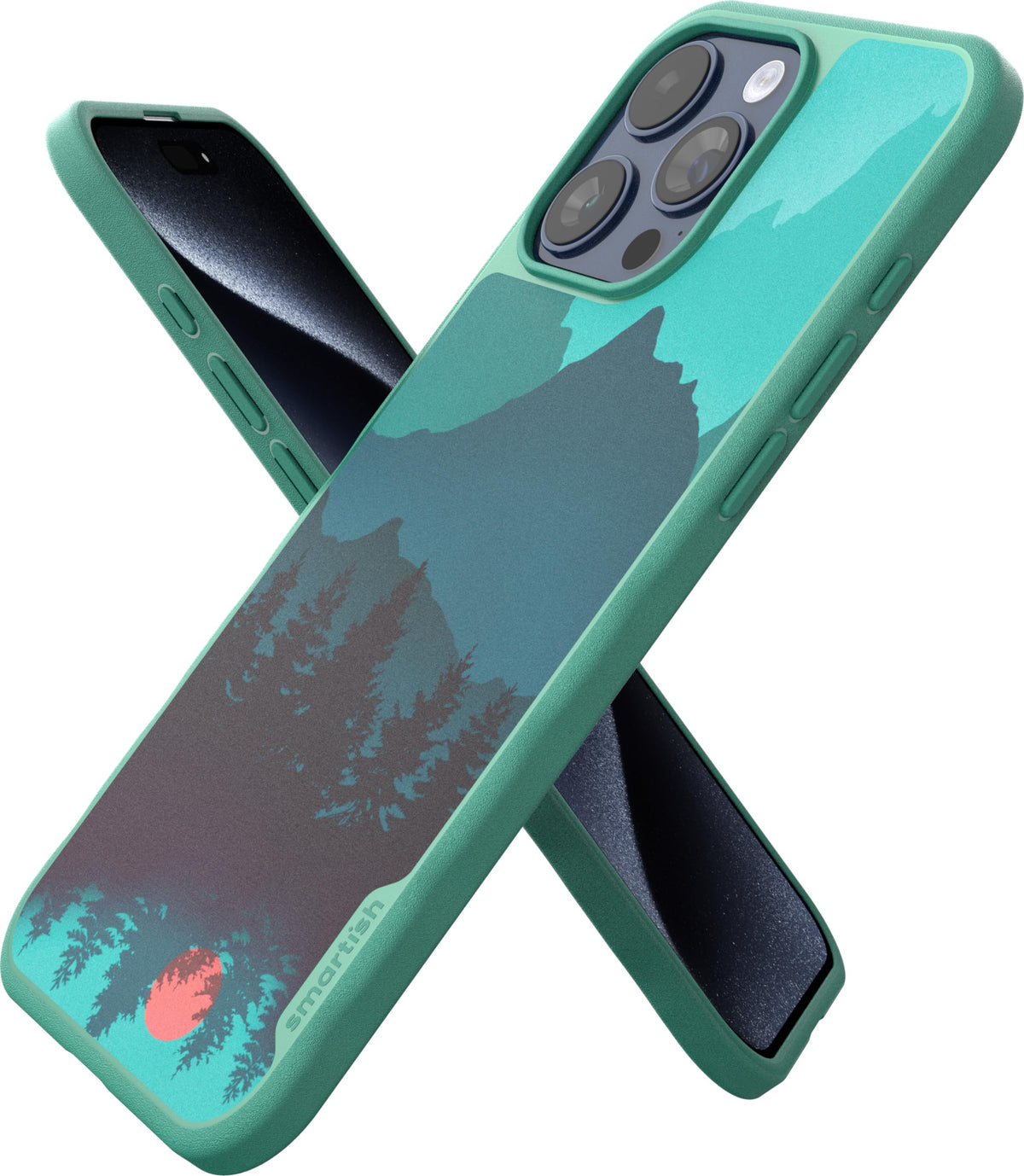 Smartish Iphone 15 Pro Max Magnetic Case   Gripmunk Compatible With Magsafe [Lightweight + Protective] Slim/Thin Grip Cover With