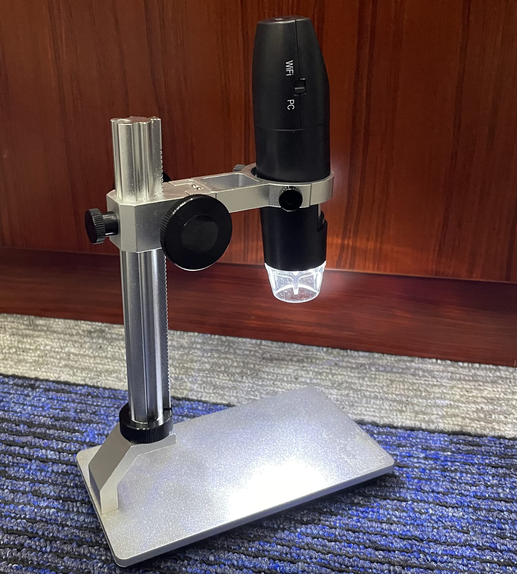 Iwobac Metal Adjustable Universal Microscope Stand Holder