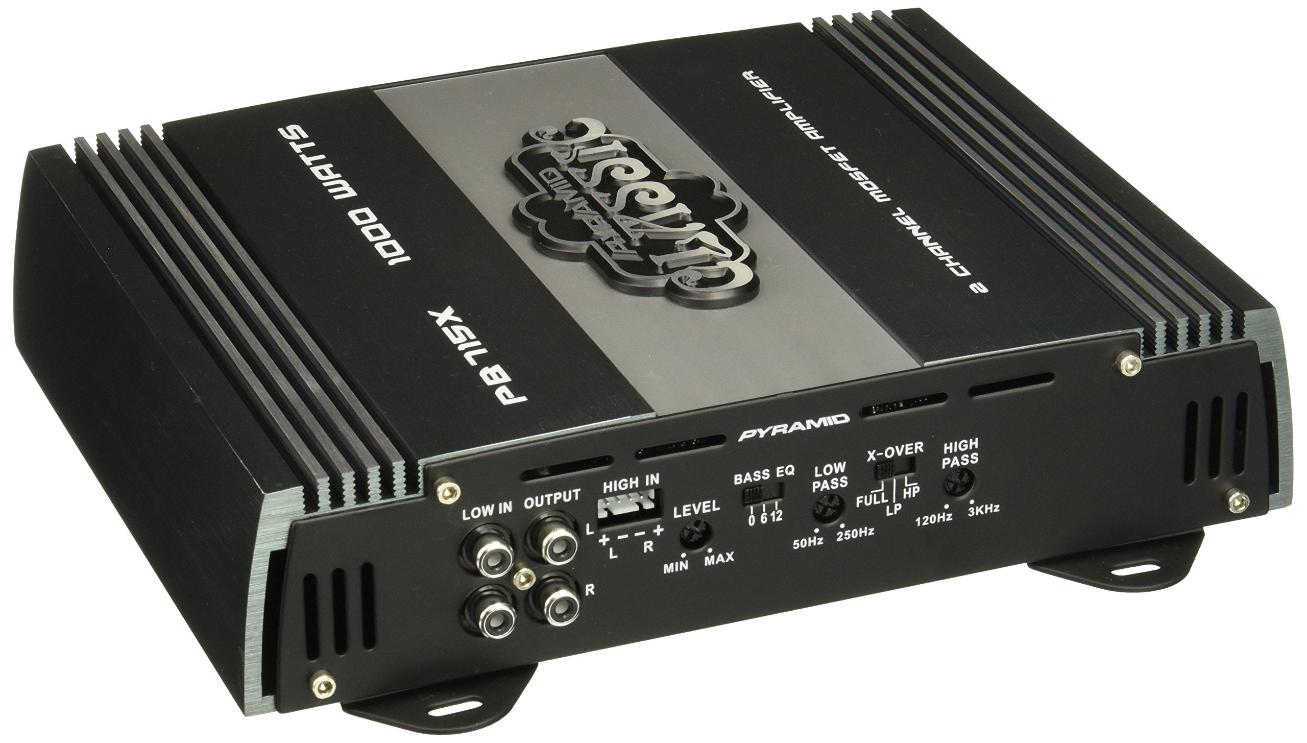 Pyramid Pb715X 1000 Watts 2 Channel Bridgeable Car Amplifier