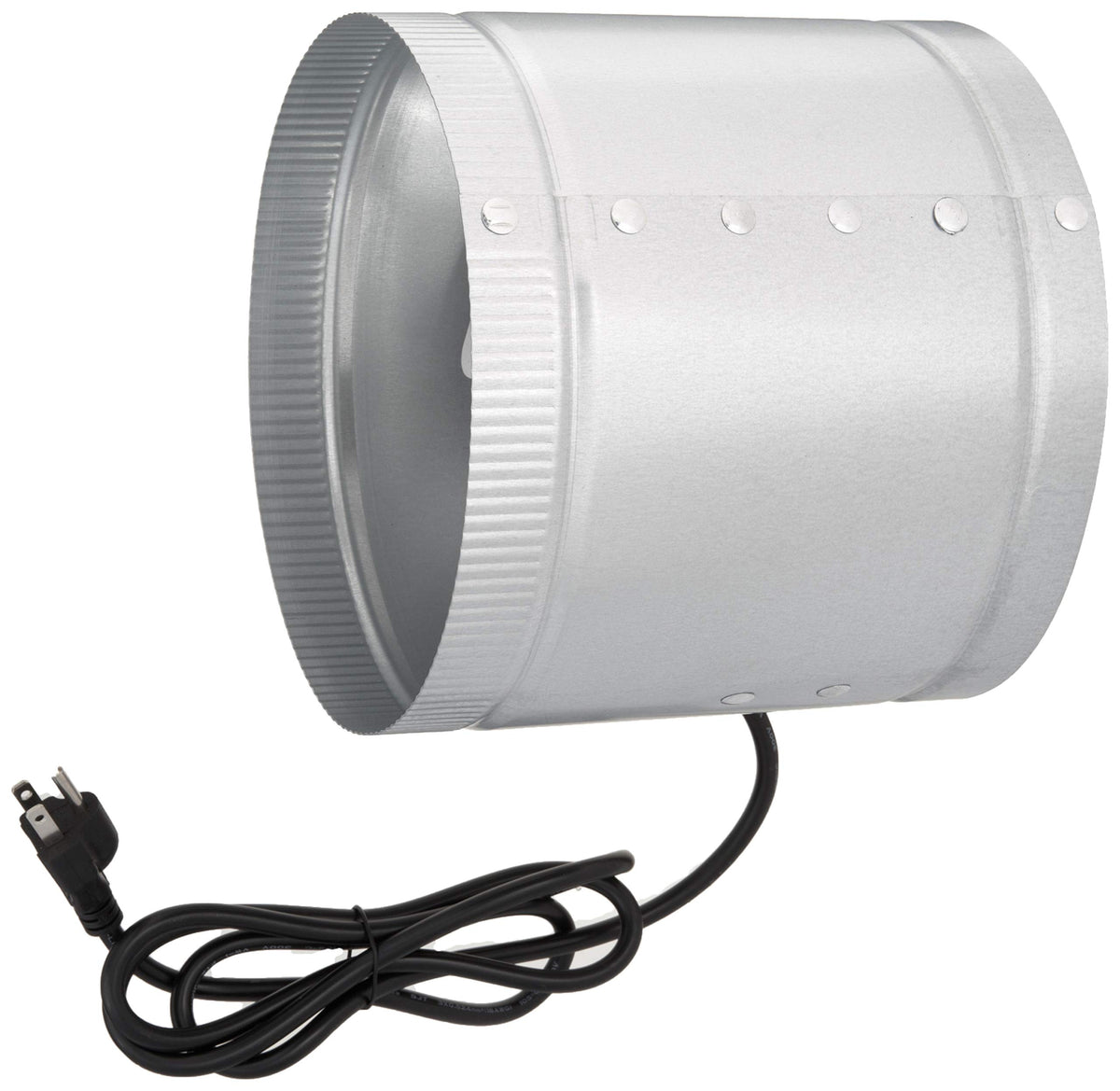 Ipower 8 Inch 420 Cfm Inline Duct Fan With Low Noise, Exhaust Booster For Hvac Ventilation In Grow Tent, Basements, Bathrooms An