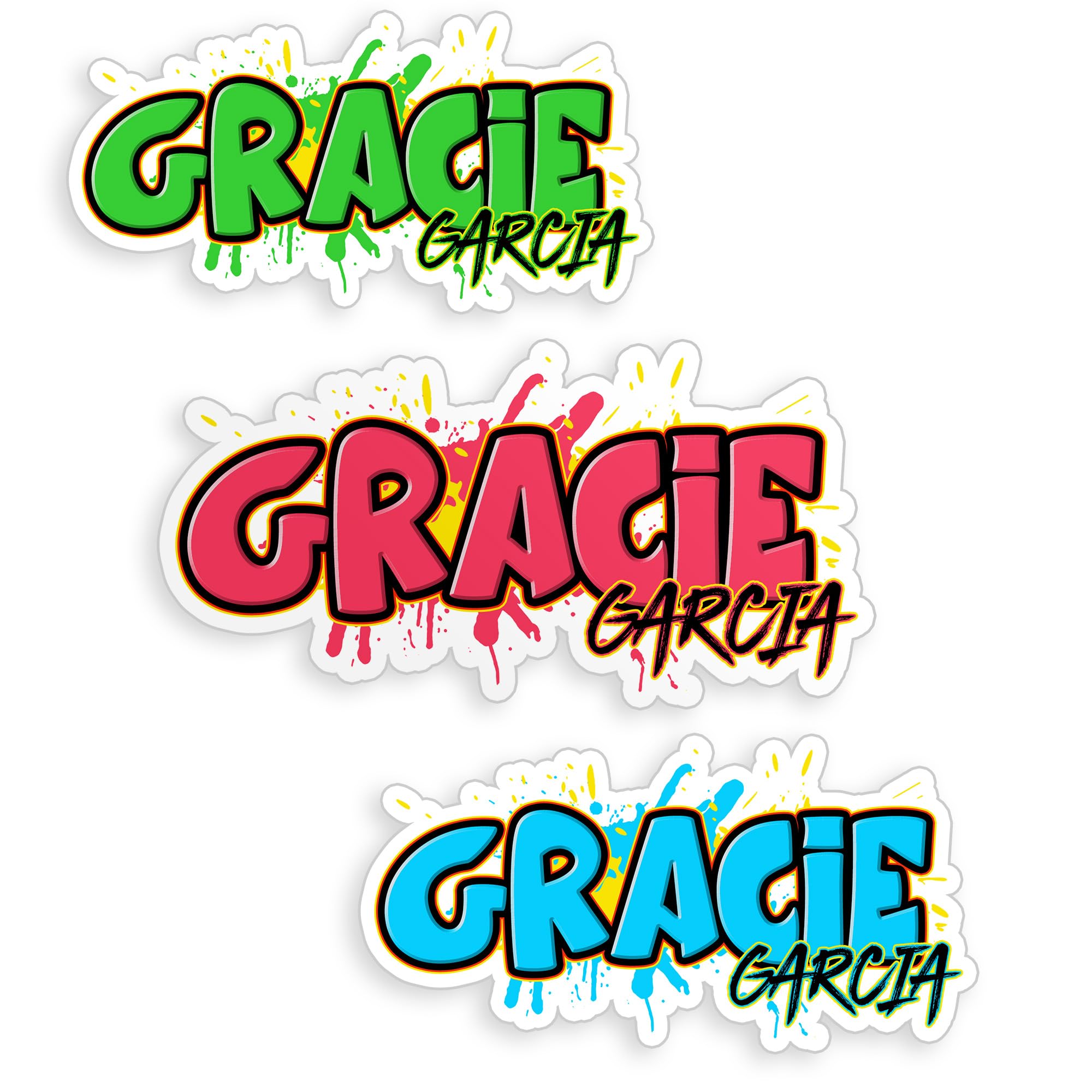 Custom Graffiti Name Sticker, Personalized Graffiti Name Stickers Decal Die Cut Vinyl Stickers For Hard Hat Water Bottle Laptop