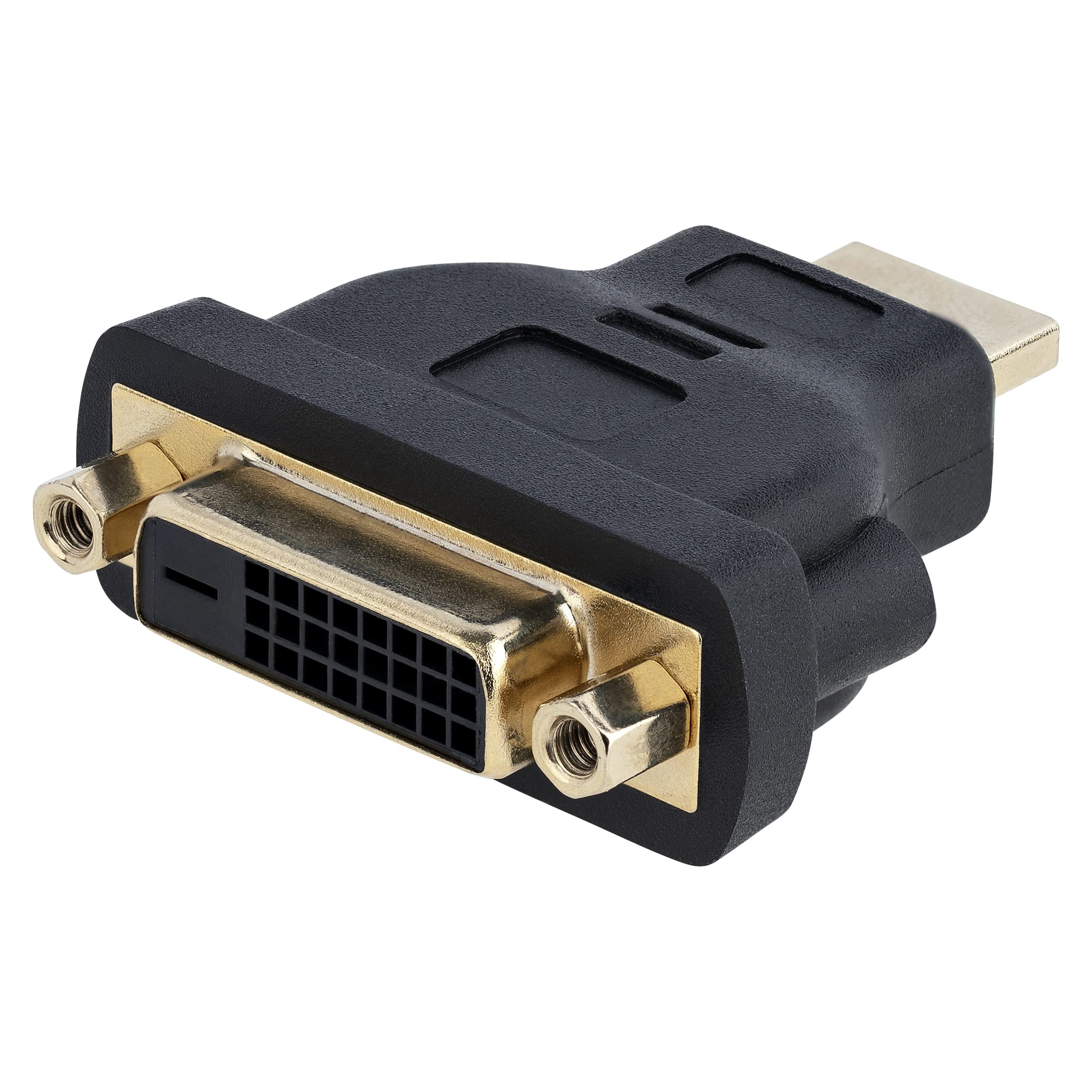 Startech.Com Hdmi Male To Dvi Female   Hdmi To Dvi D Adapter   Bi Directional   Dvi To Hdmi (Hdmidvimf), Black