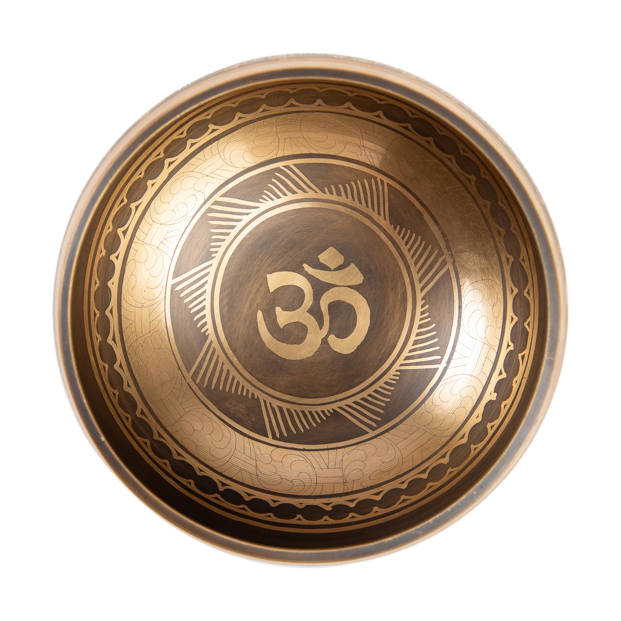 Tibetan Singing Bowl Set - 5 Plain Sound Bowl With Gift Box - Easy To Play For Beginners - Authentic Handcrafted Mindfulness Med