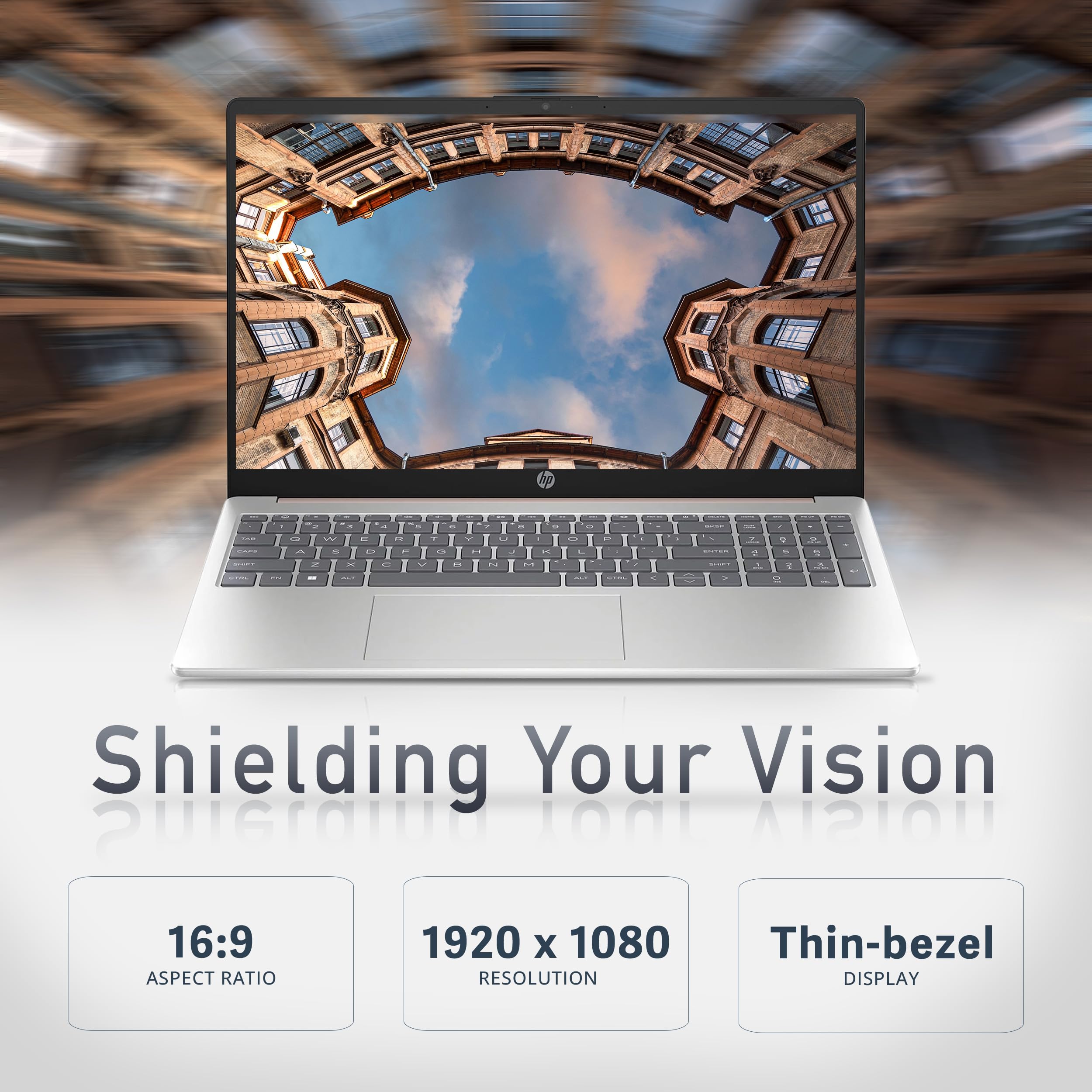 Hp 15.6'' Fhd Business Laptop, Amd Ryzen 5-5625U Processor, 8Gb Ram, 256Gb Pcie Ssd, Amd Radeon Graphics, 720P Hd Webcam, Blueto