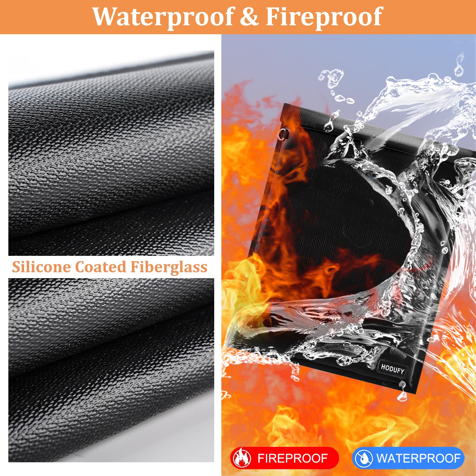 4 Pack Faraday Bags For Laptops & Tablet & Radio & Car Keys, Faraday Cage, Faraday Key Fob Protector, Waterproof & Fireproof Rfi