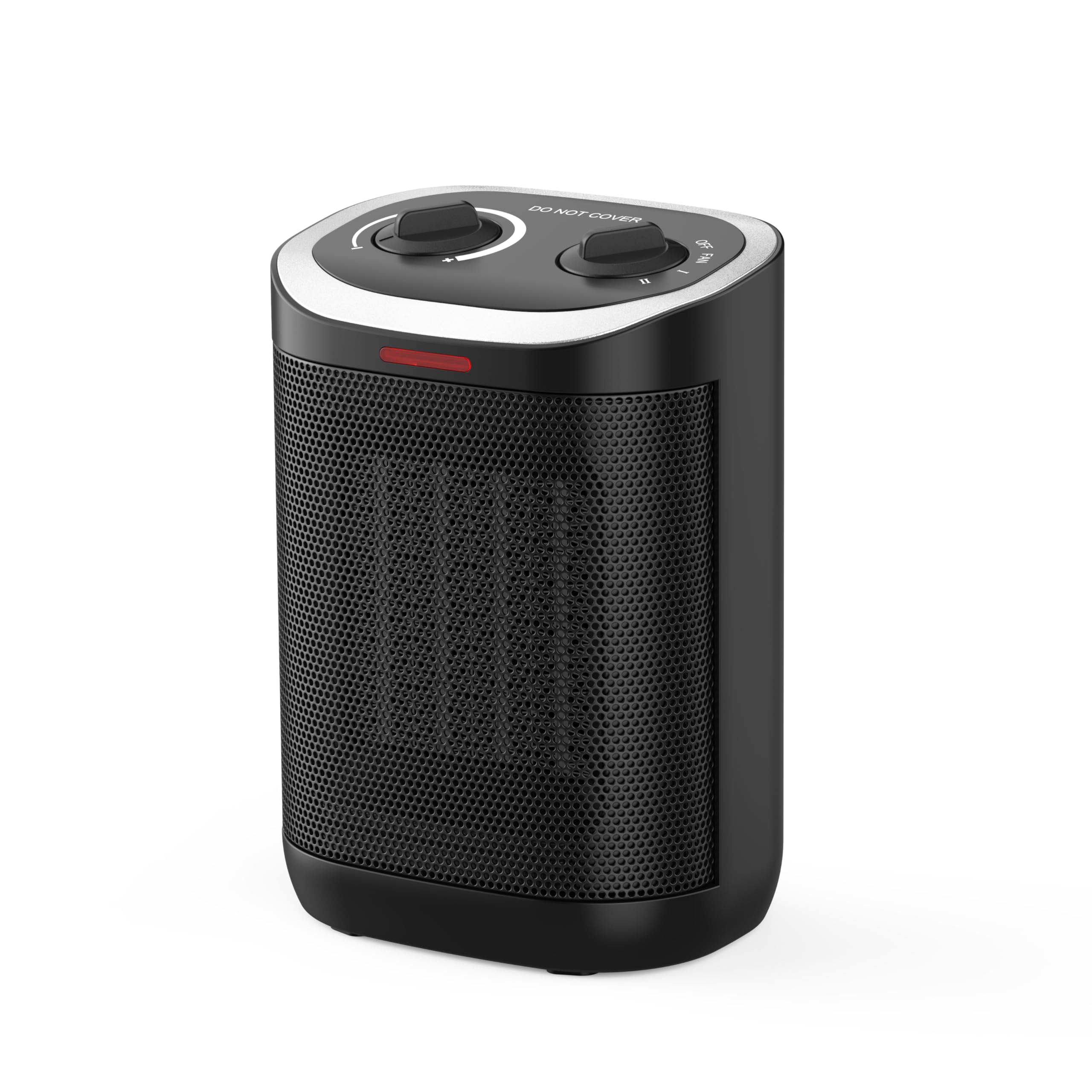 Small Space Heater, Portable 1500W Ceramic Space Heater for Indoor Use, Overheated & Tip-Over Safety Protection, Personal Electr