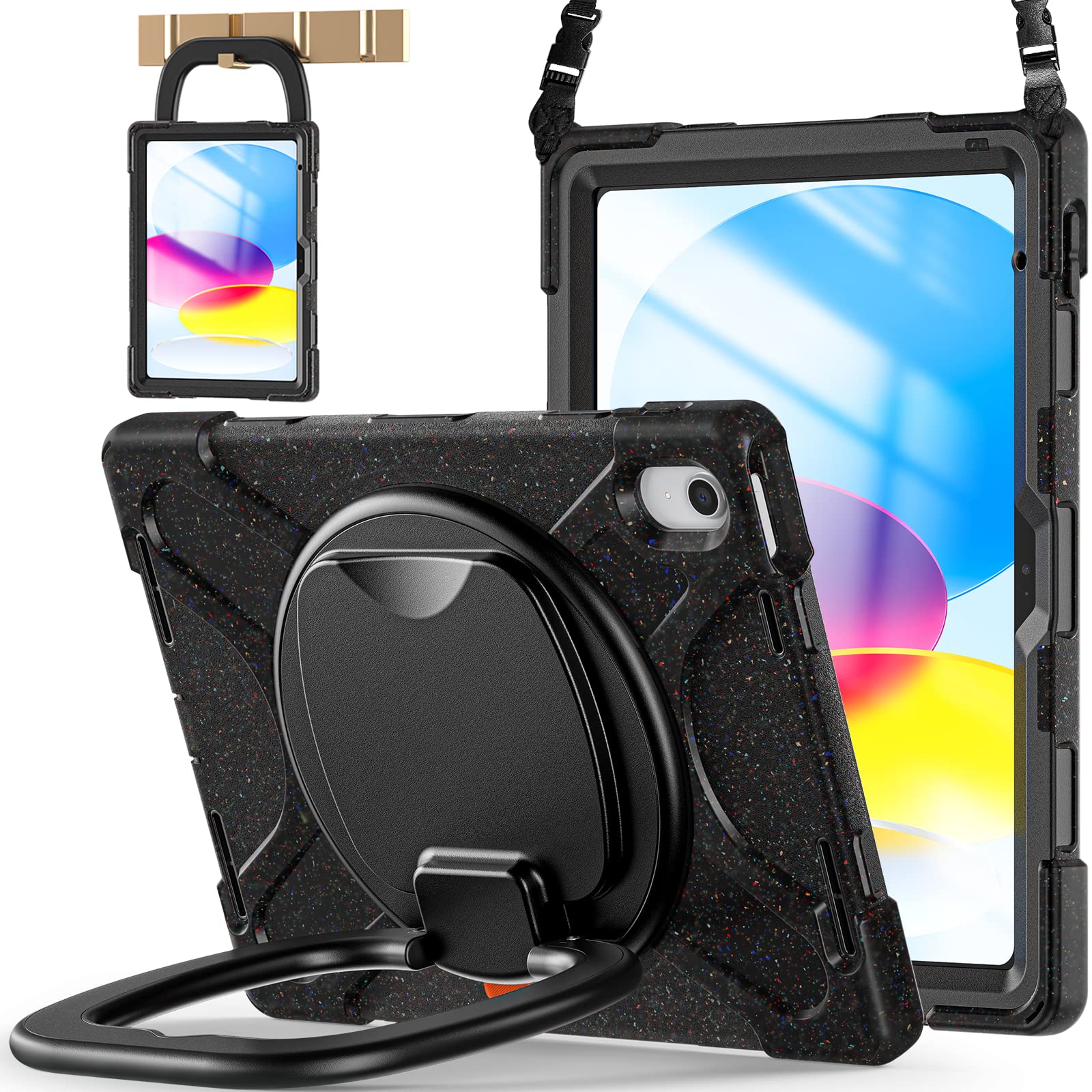 Batyue Ipad 10Th Generation Case   Shockproof Protection Cover For 2022 10.9 Inch Ipad (10Th Generation) With Screen Protector/P