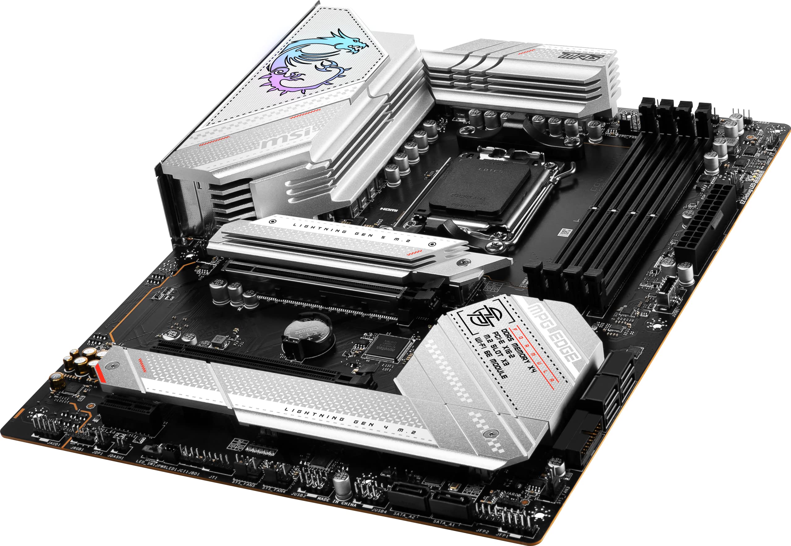 Msi Mpg B650 Edge Wifi Gaming Motherboard (Amd Am5 Atx Ddr5 Pcie 4.0 M.2 Sata 6Gbs Usb 3.2 Gen 2 Hdmidp Wi Fi 6E Amd Ryzen 7000