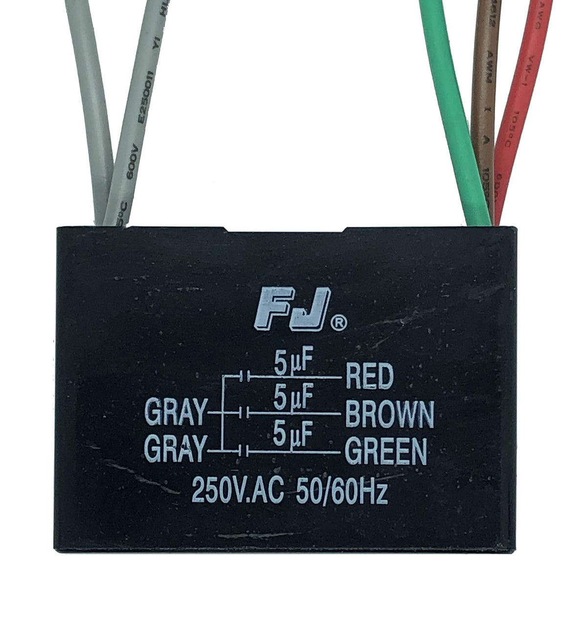 New Tech Ceiling Fan Capacitor 5 Wire 5+5+5Uf