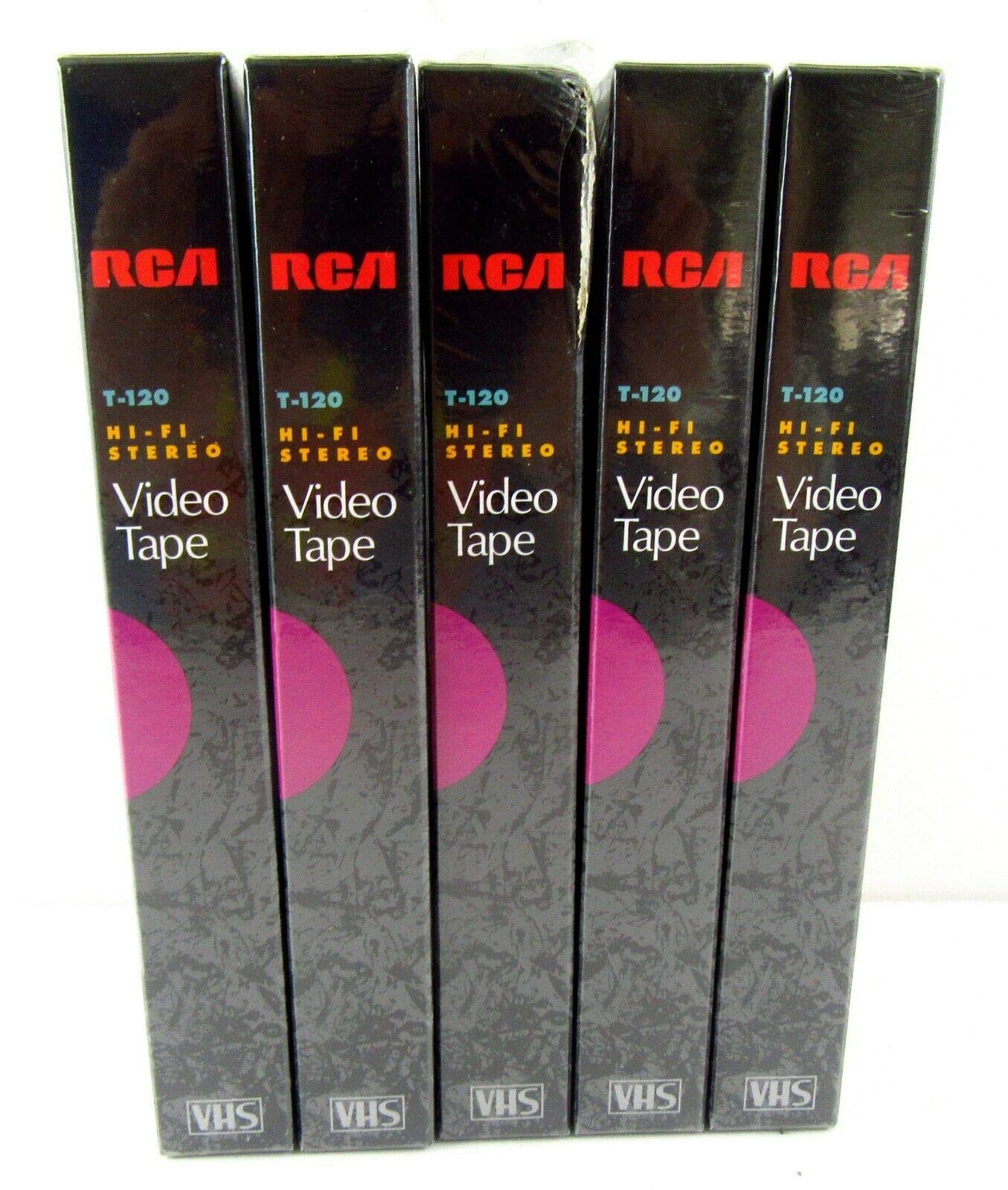 RCA T120H VHS Video Cassette 120Minutes (1Pack)