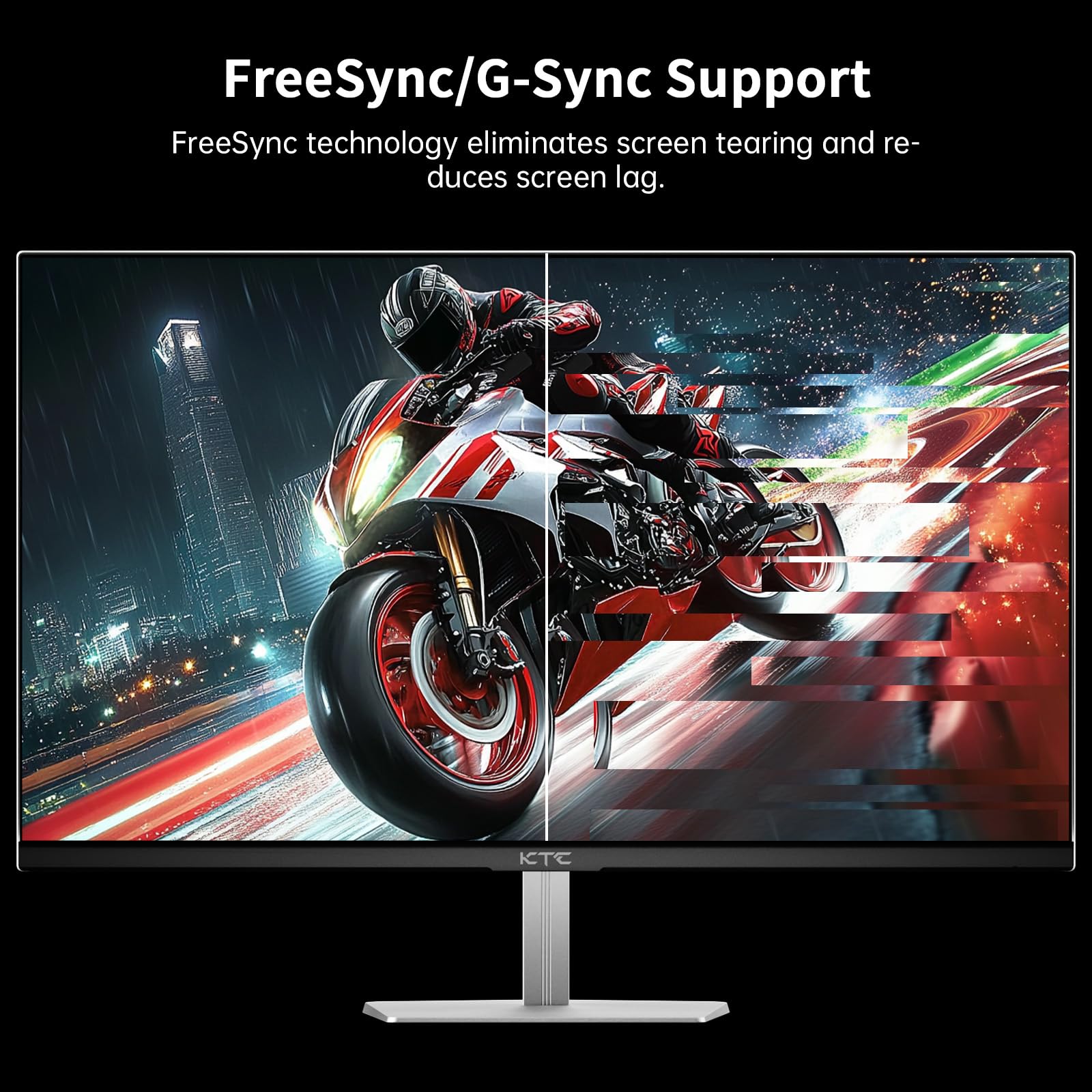 Ktc 24.5 Inch 400Hz Gaming Monitor, Fhd 1080P 240Hz Computer Monitor, Fast Ips, Freesync/G Sync Compatible, Hdr400, Displayport