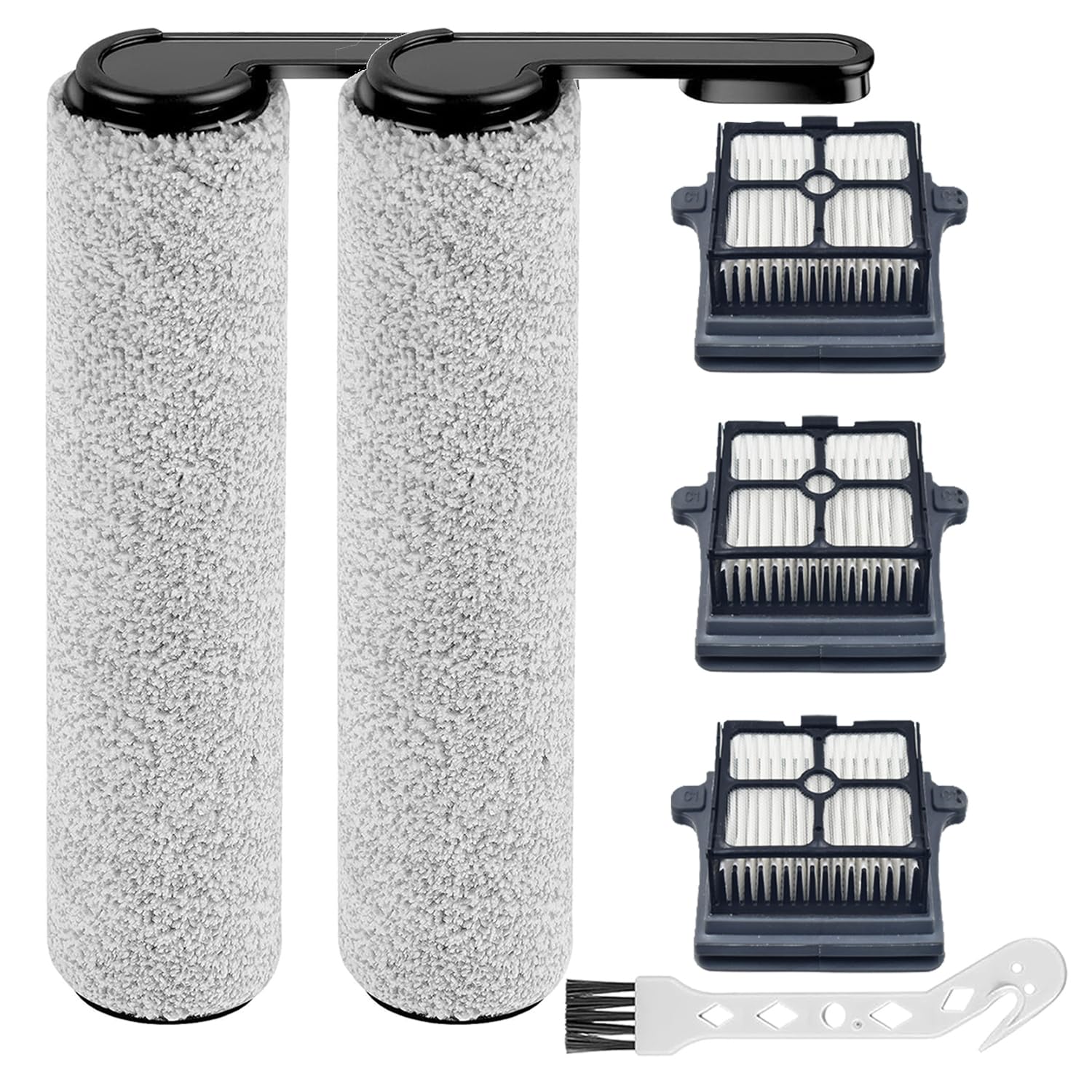 Brush Roller&Filter Replacement Compatible For Tineco Floor One S6/S7 Pro Smart Cordless Wet Dry Vacuum Floor Cleaner
