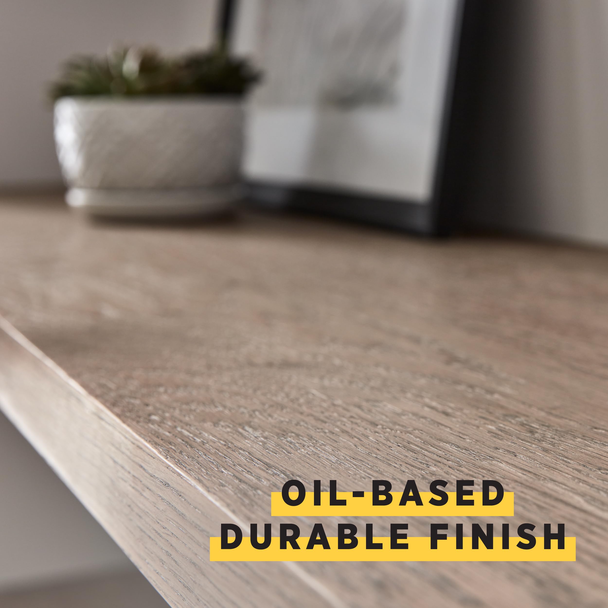 Minwax 1/2 Pt 23010 Clear Fast Drying Oil Based Polyurethane, Warm Satin